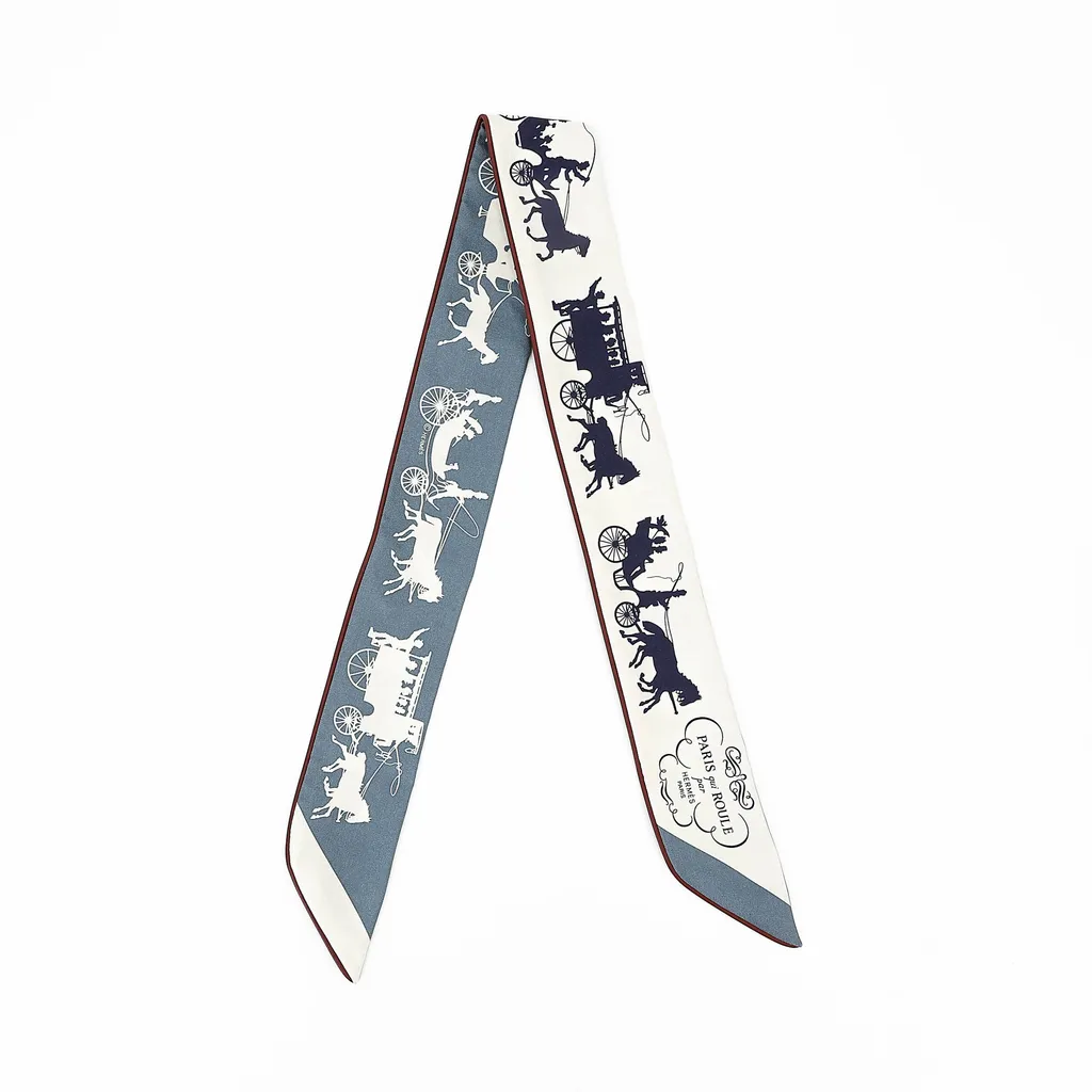 Paris Qui Roule forever ツイリー ブルー ホワイト