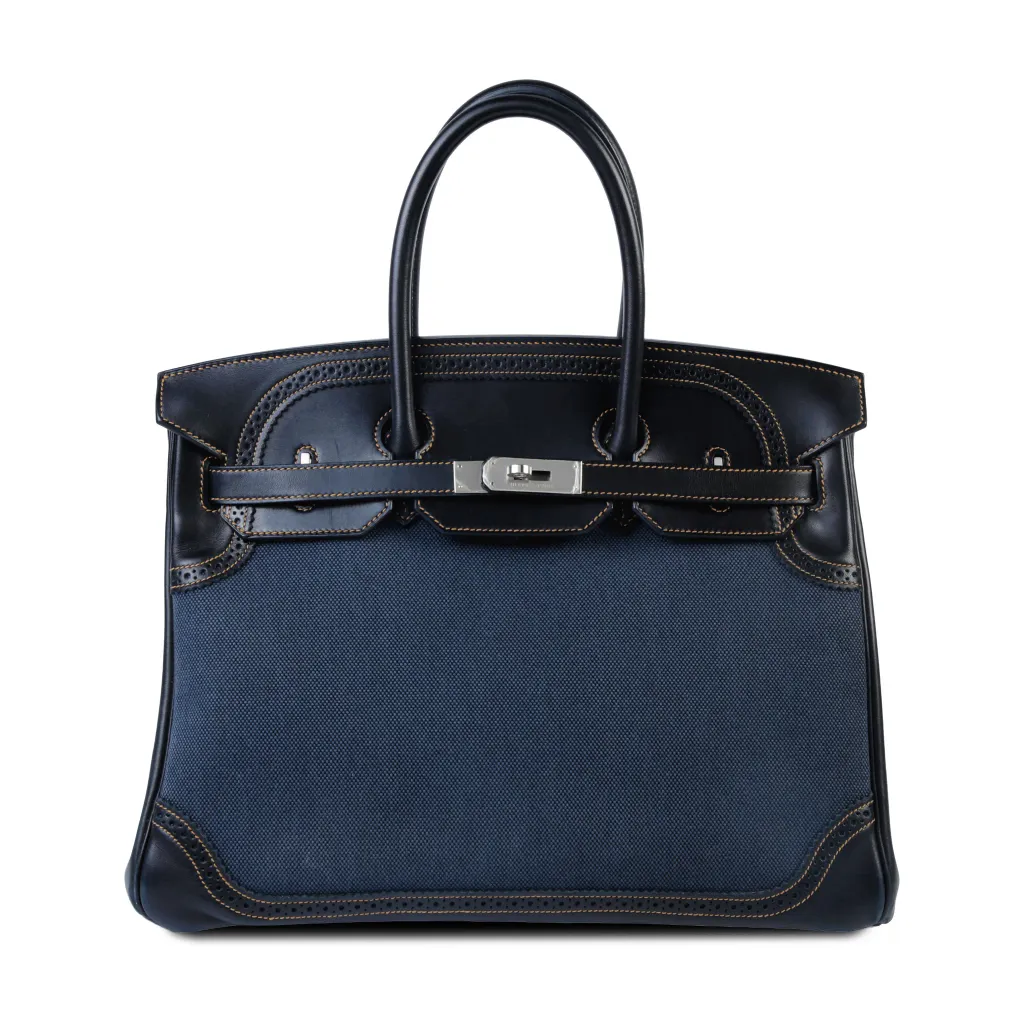 Birkin Ghillies 35 Noir (89) Denim