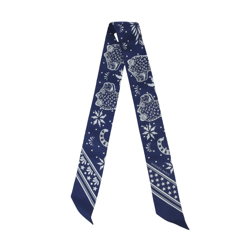 Twilly Les Leopards Bandana Navy