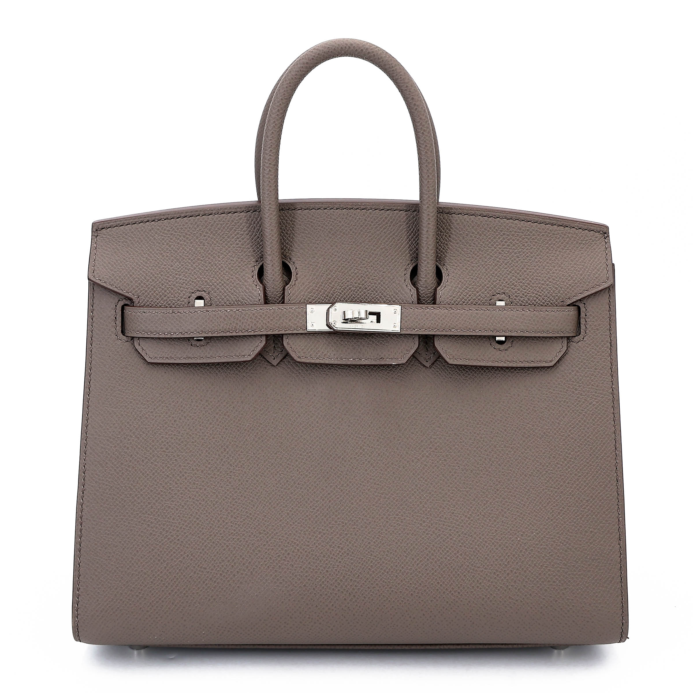 Birkin 25 外缝 8F 锡器灰 Etain