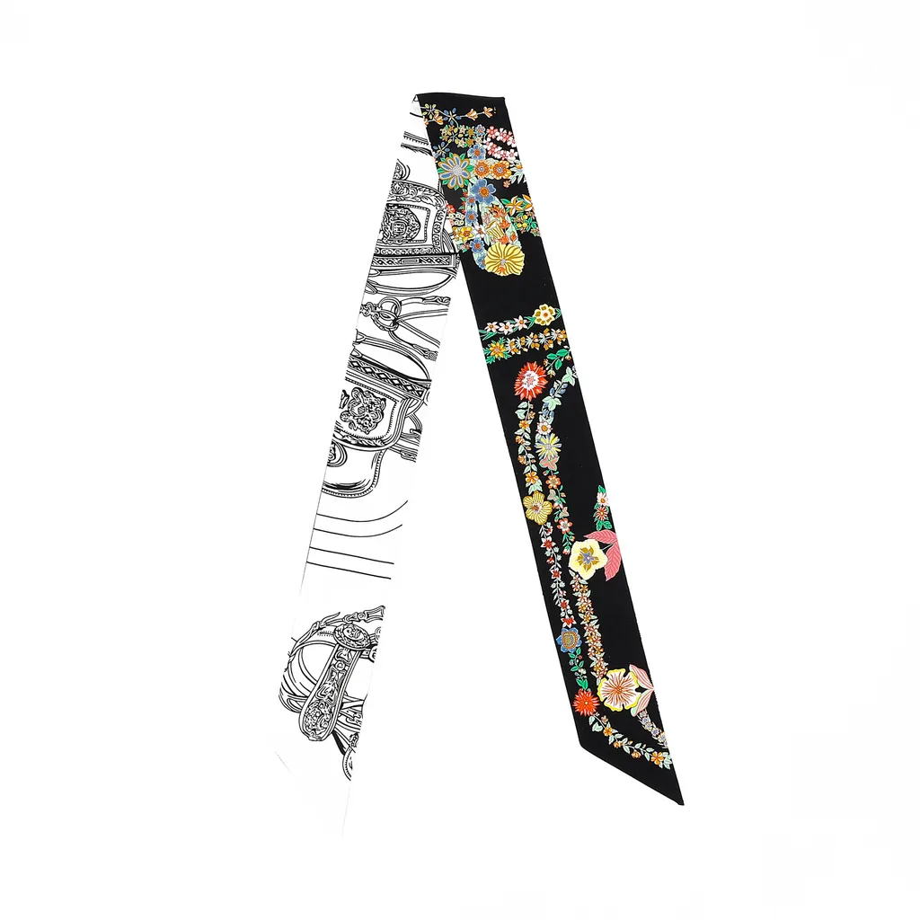 Twilly Brides de Gala en Fleurs Black White