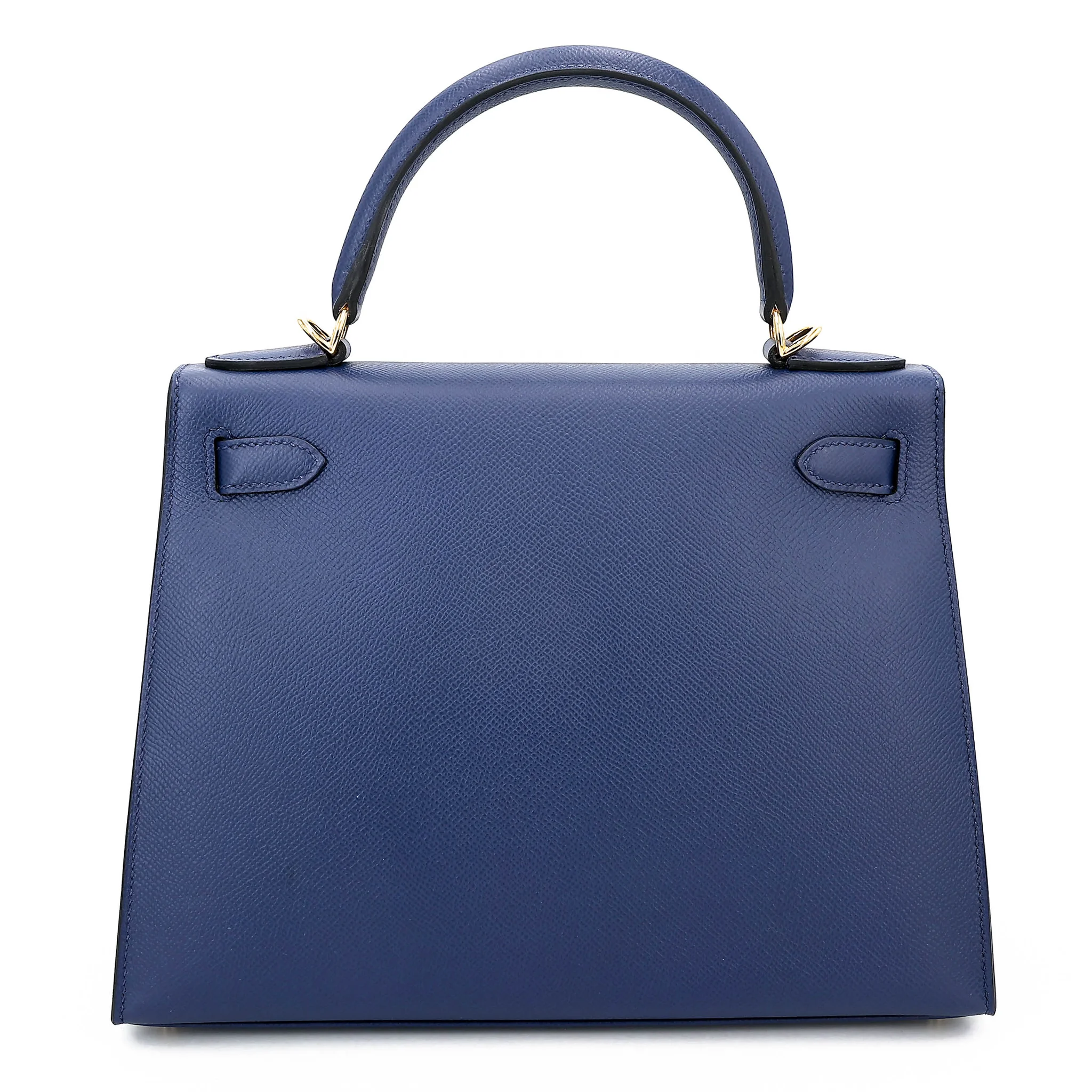 Kelly 28 Sellier Bleu Saphir (73)