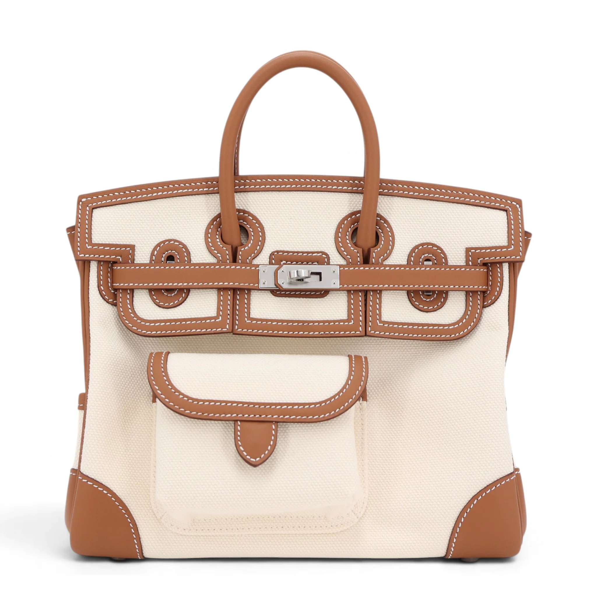 Birkin Cargo 25 Gold (37) Ecru
