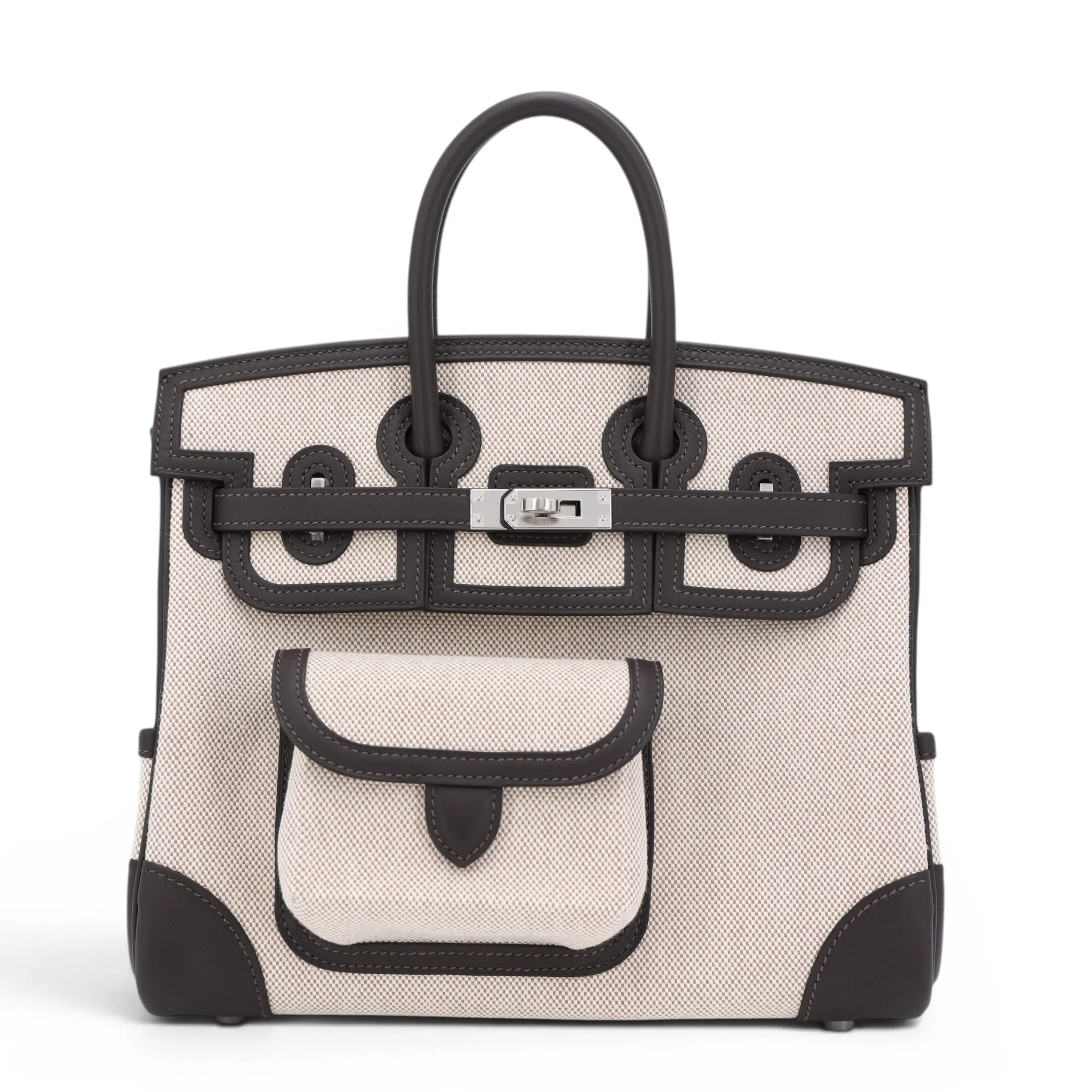 Birkin Cargo 25 Bai Brun（T3） Ecru