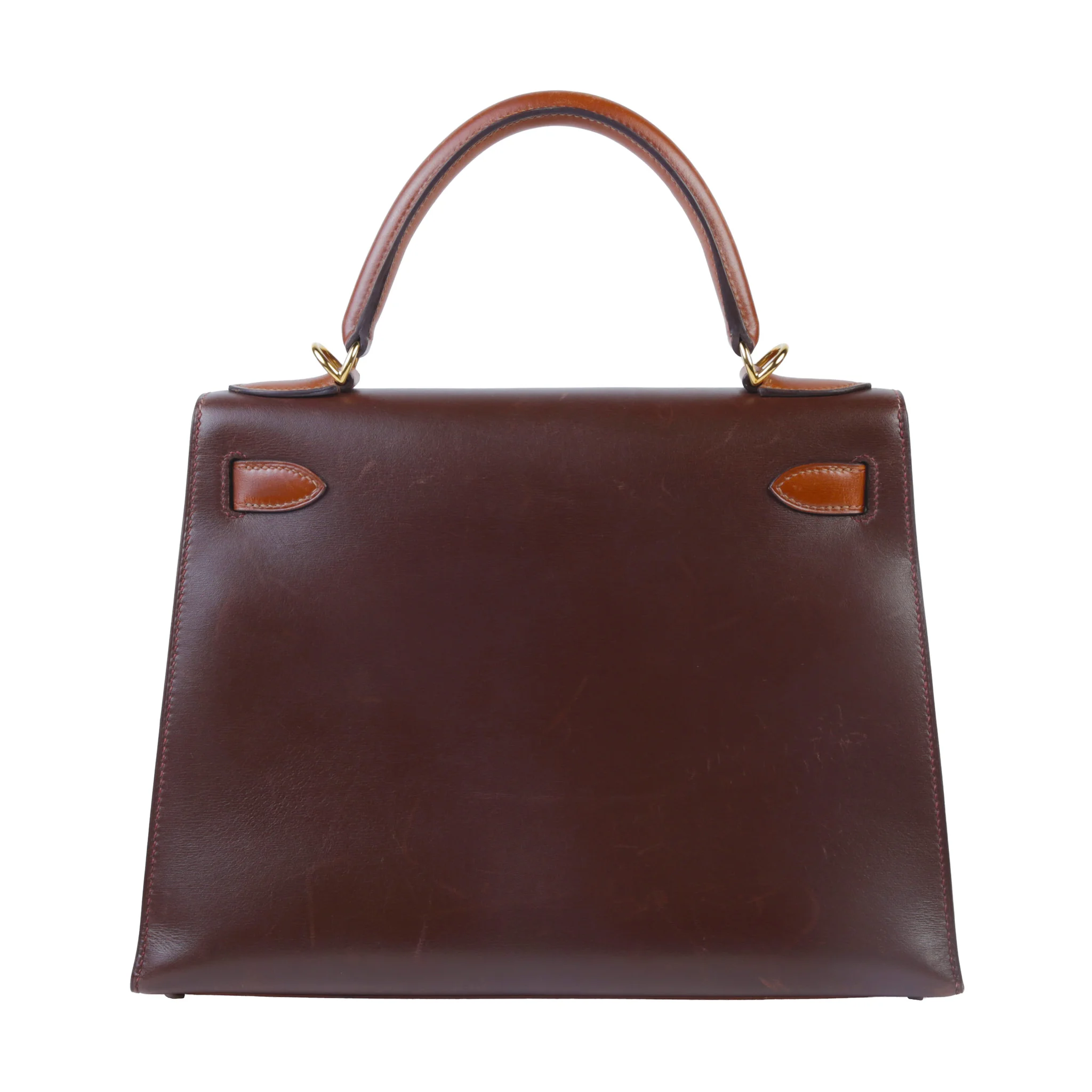 Kelly 28 Sellier Brown Rouge H (55) Rouge Vif (53)