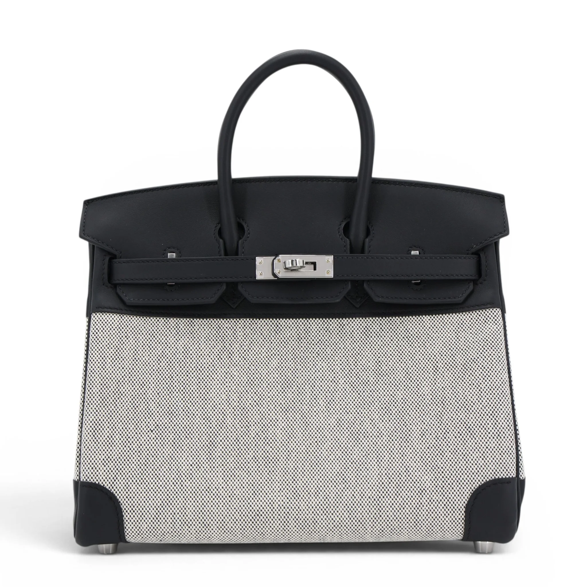 Birkin 25 Noir (89) Ecru