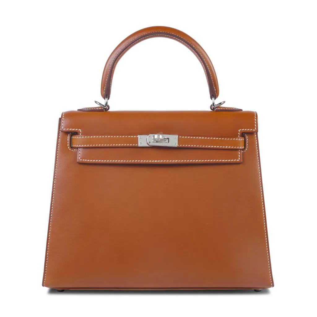 Kelly 25 Sellier Fauve (34)