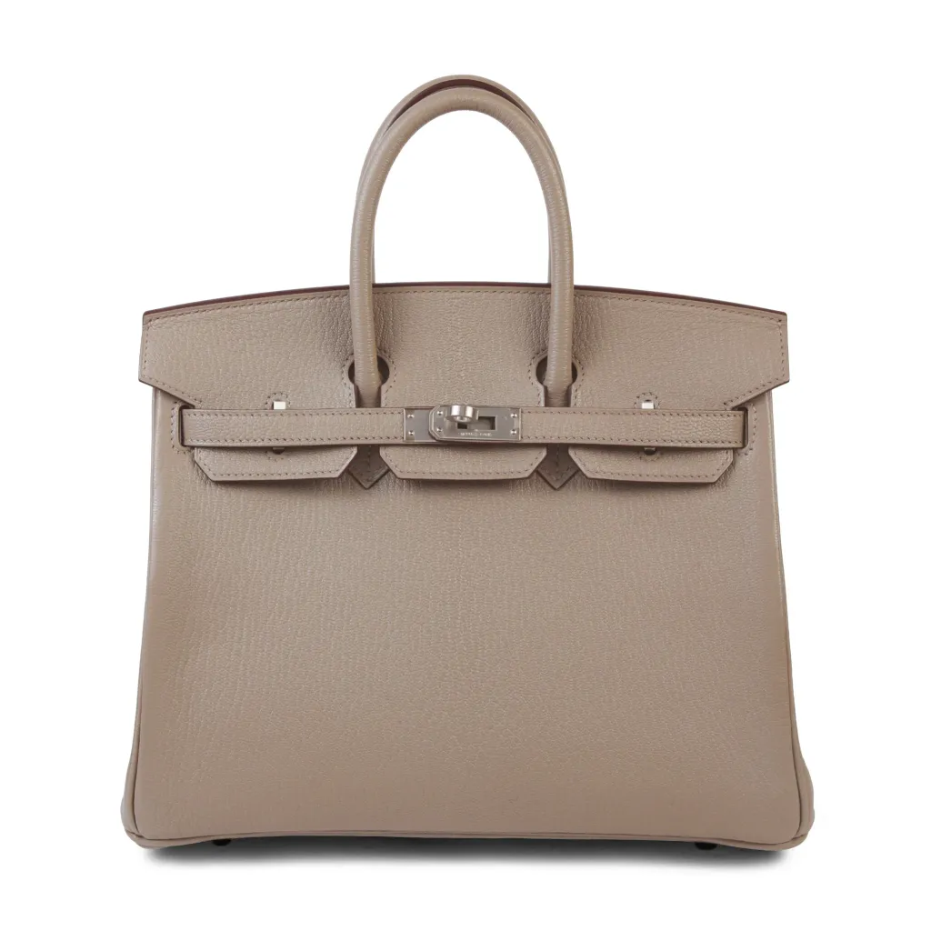 Birkin 25 Verso 81 斑鸠灰 Gris Tourterelle 1L 仙人掌绿 Cactus