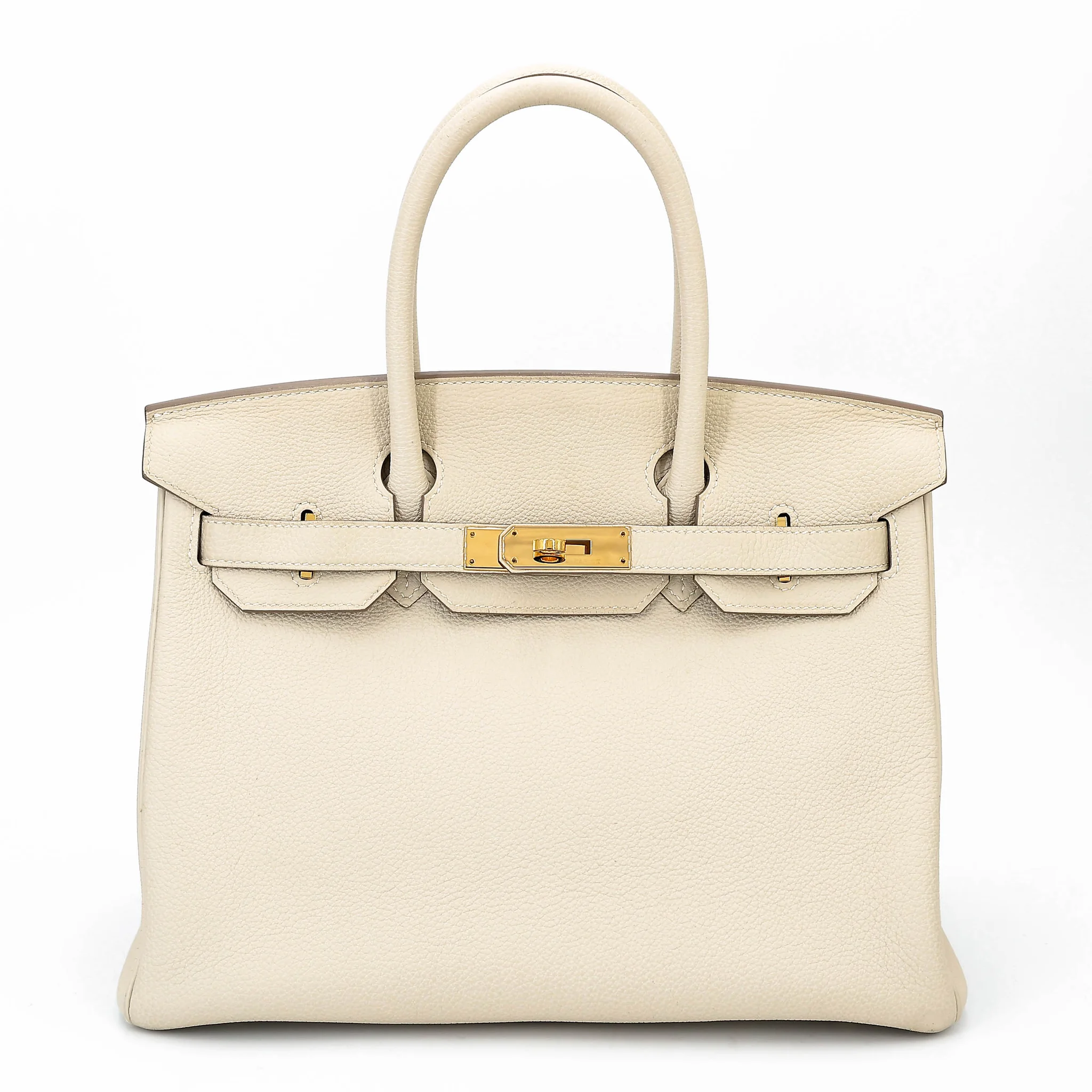 Birkin 30 10 奶昔白 Craie