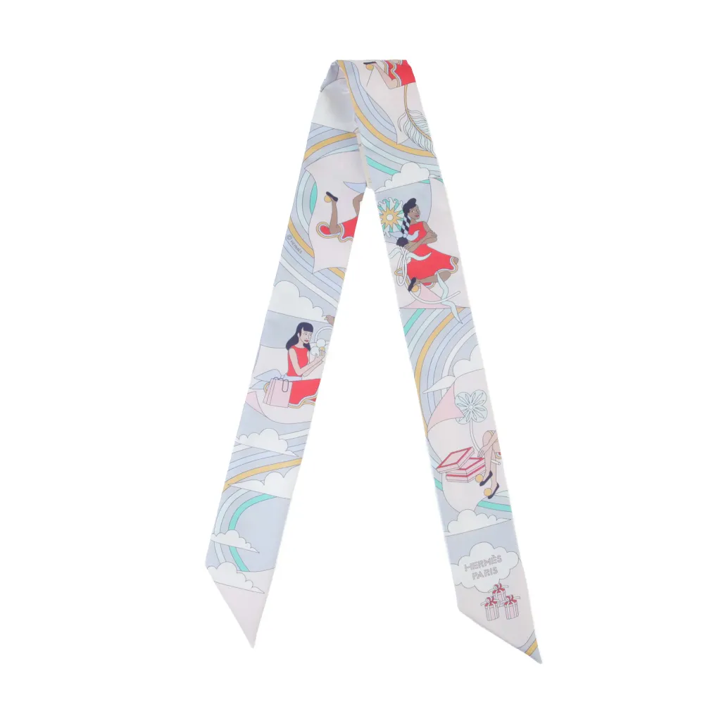 Twilly CARRES VOLANTS Pink