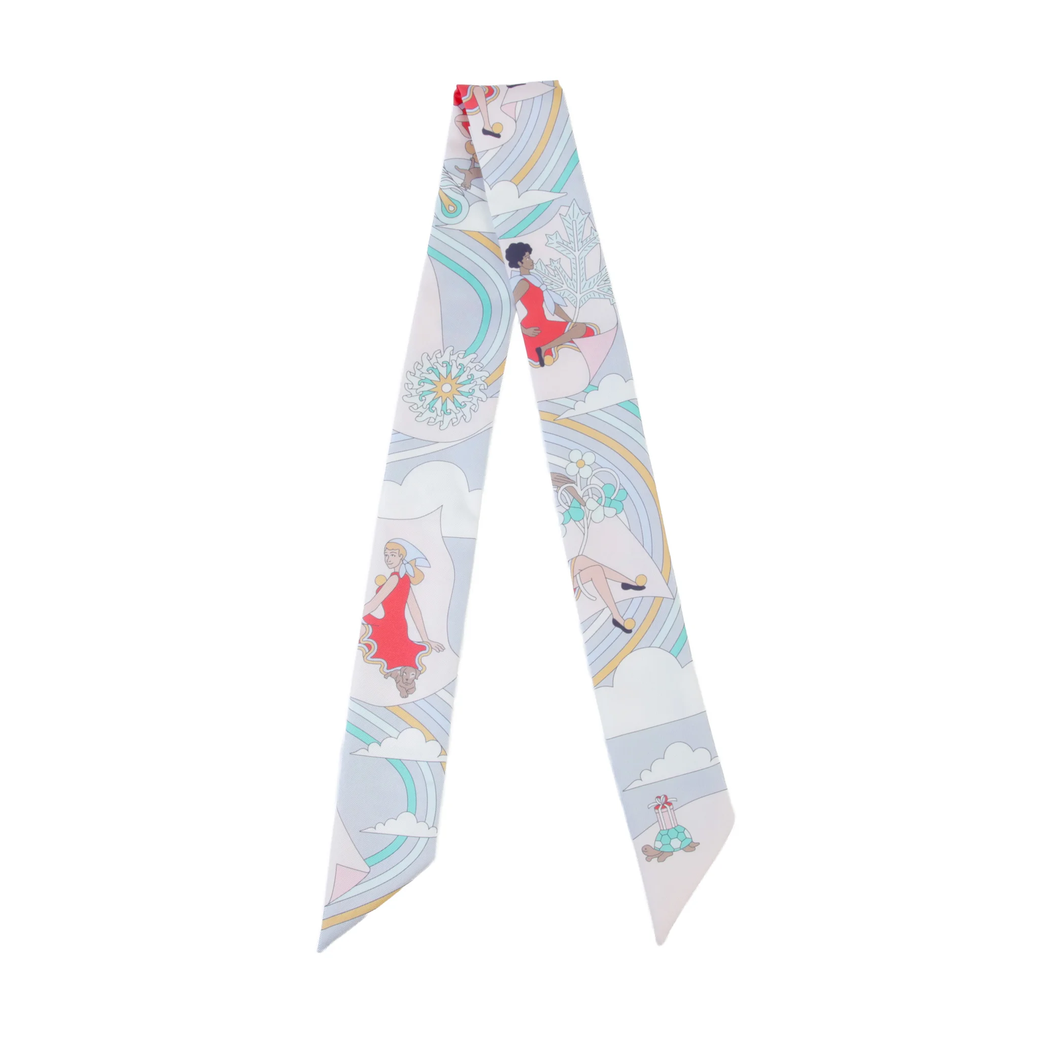 Twilly CARRES VOLANTS Pink