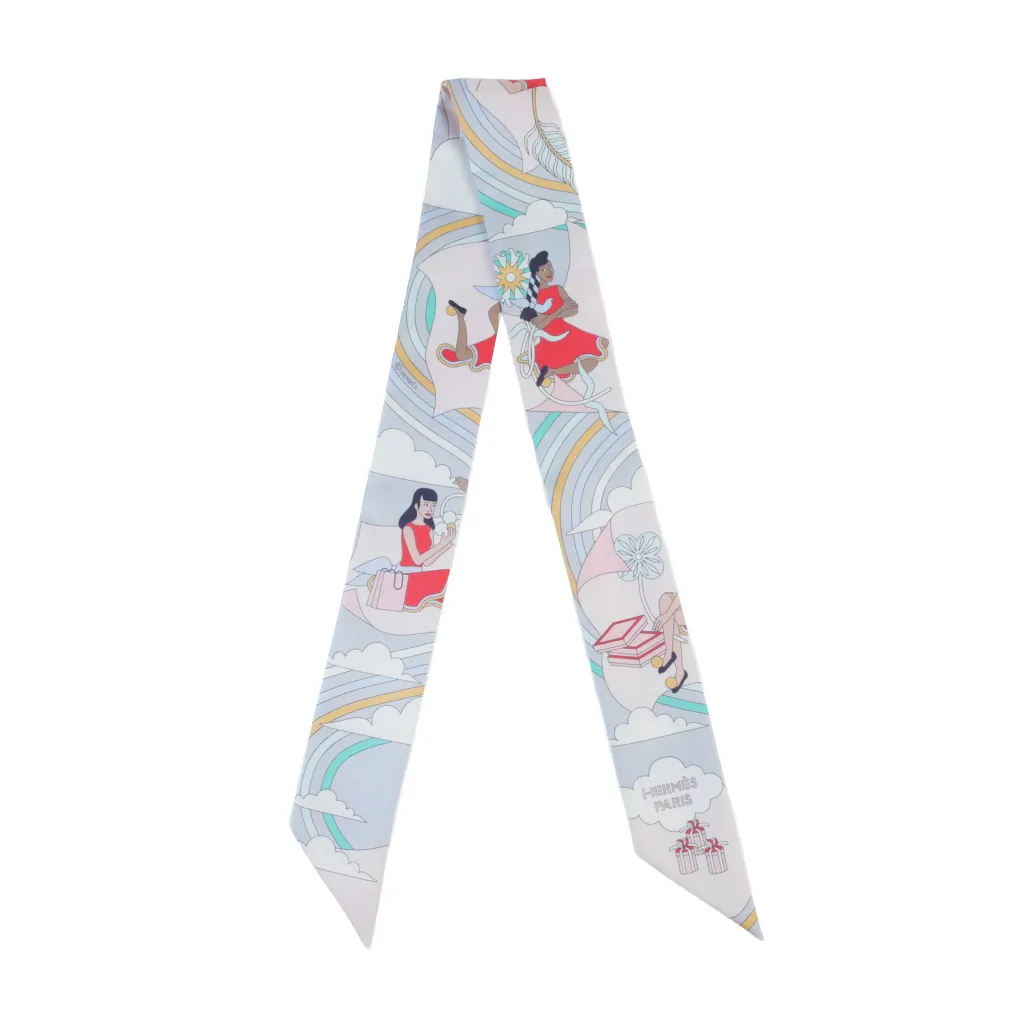 Twilly CARRES VOLANTS Pink