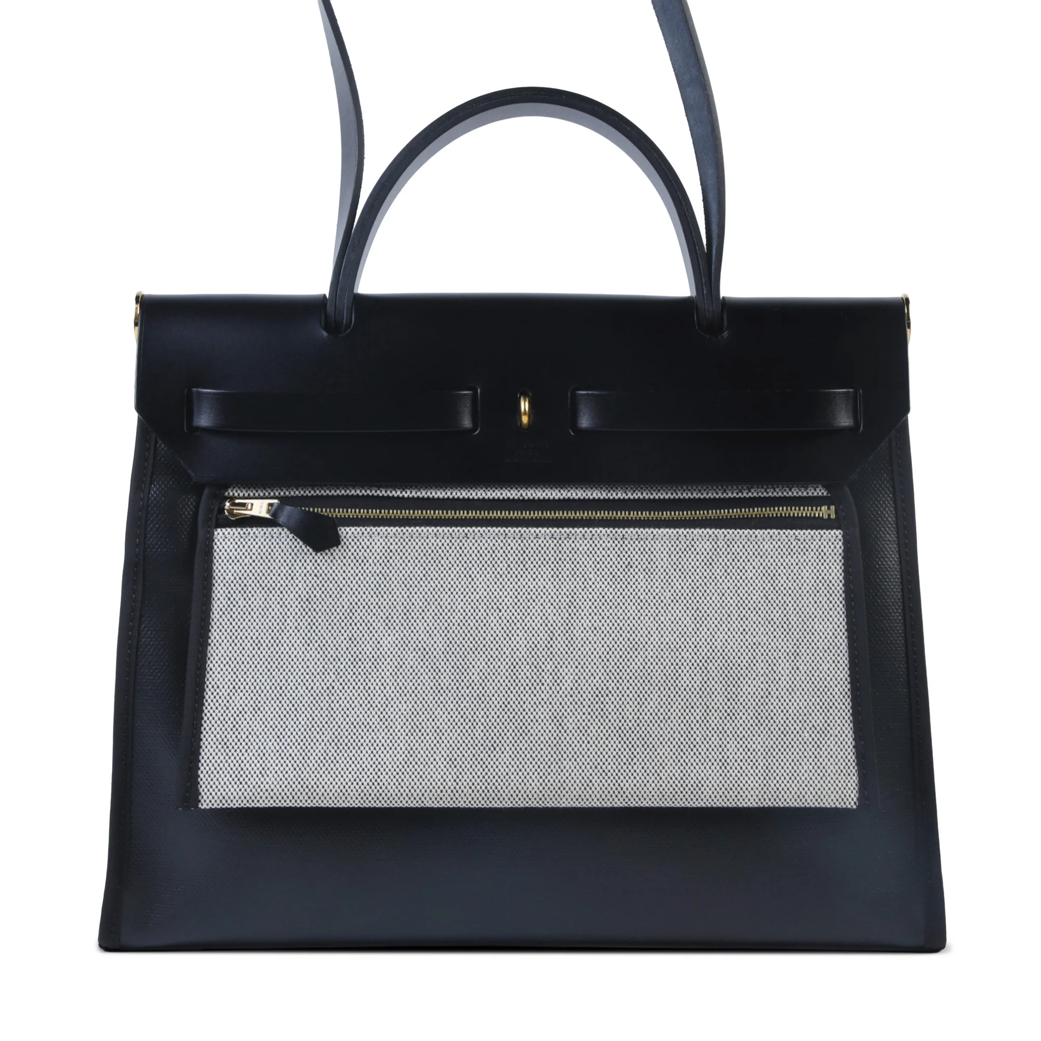 Herbag Zip 31 PM Noir (89) Ecru