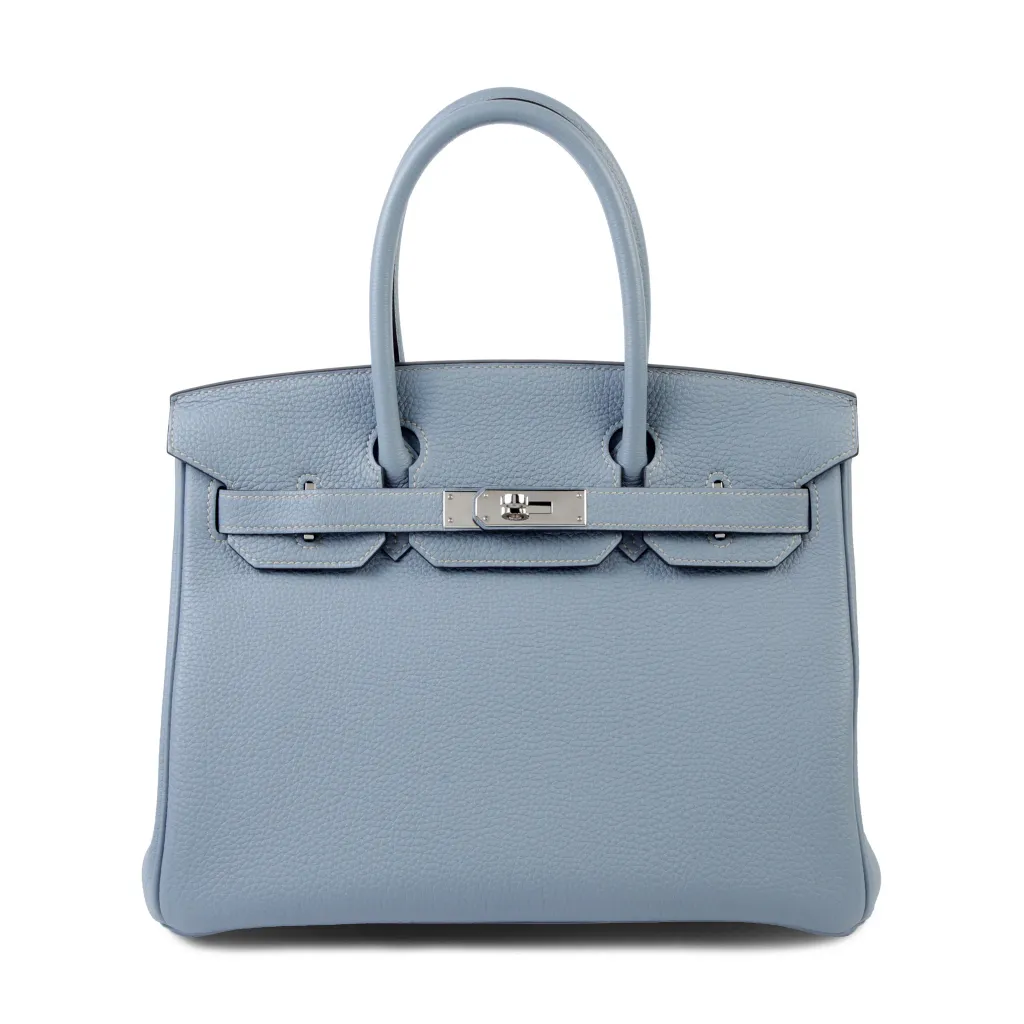 Birkin 30 J7 亞麻藍 Bleu Lin