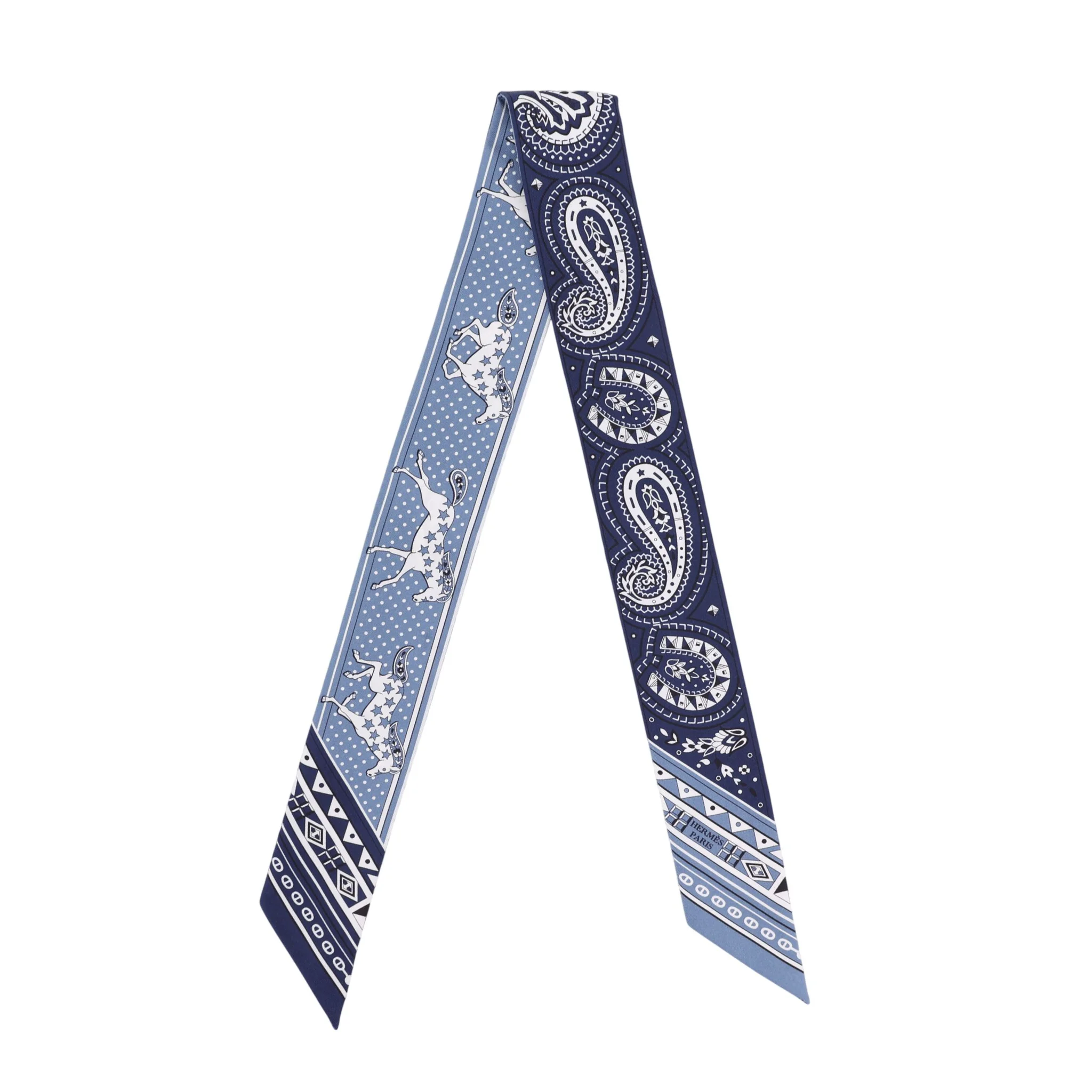 Twilly  Cheval de Coeur Bandana Blue