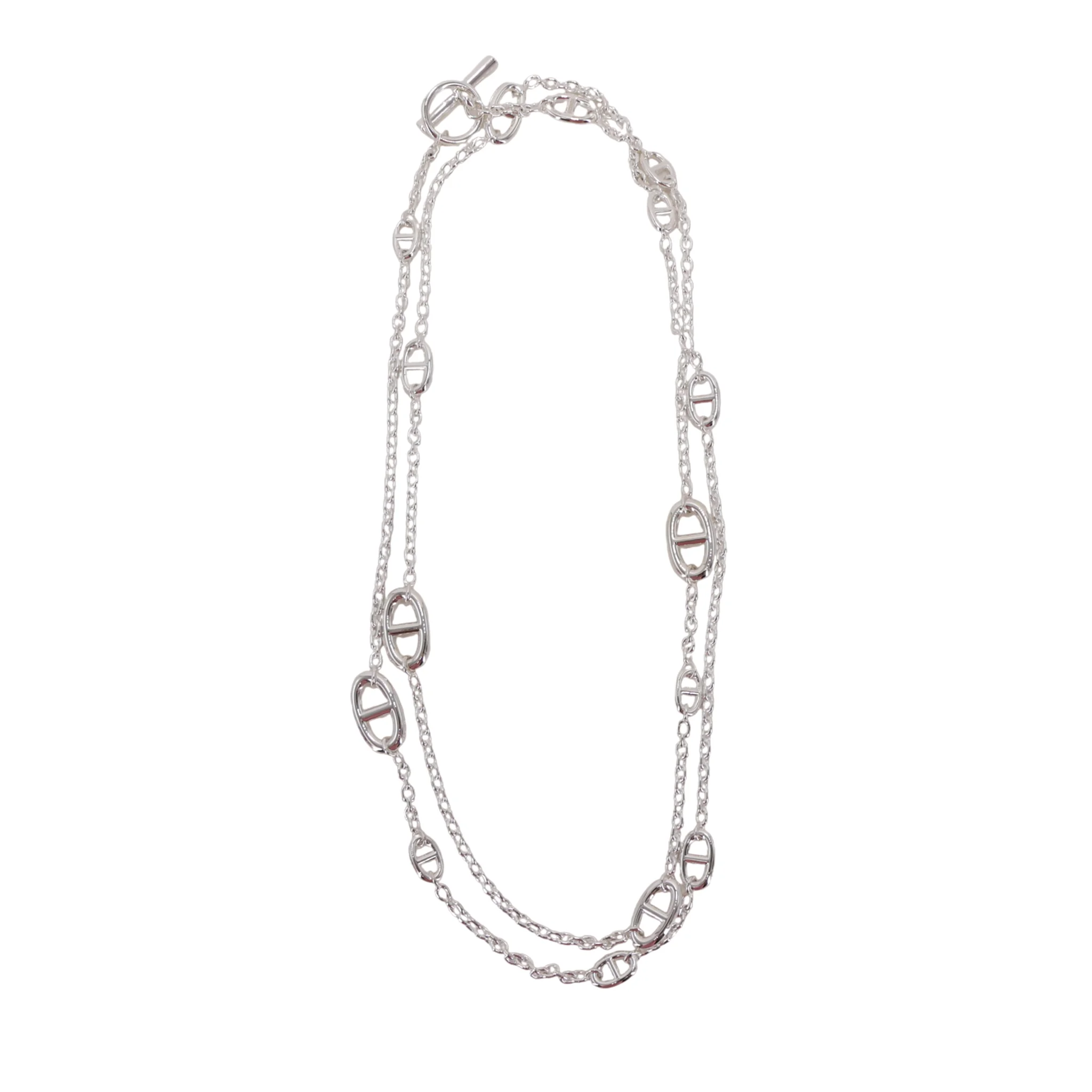 ファランドール ロングネックレス 120CM シルバー - GINZA XIAOMA
