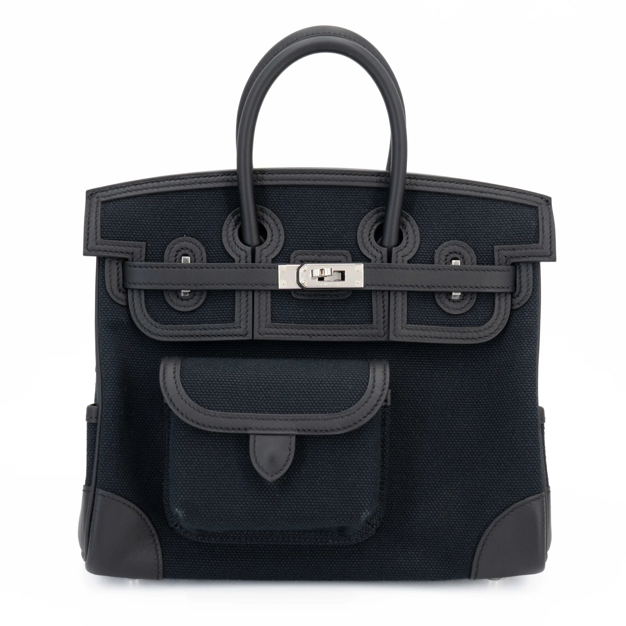 Birkin 25 Cargo Noir (89)