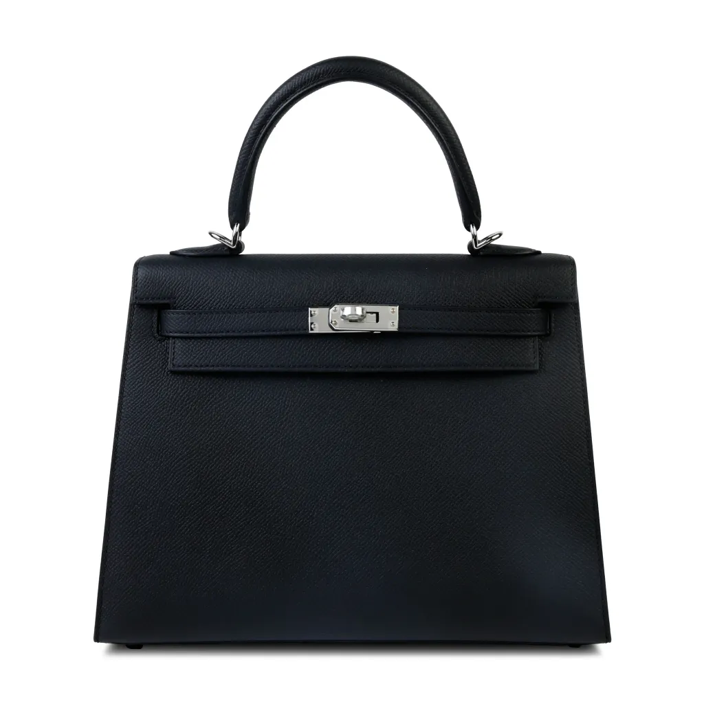Kelly 25 Sellier Noir (89)