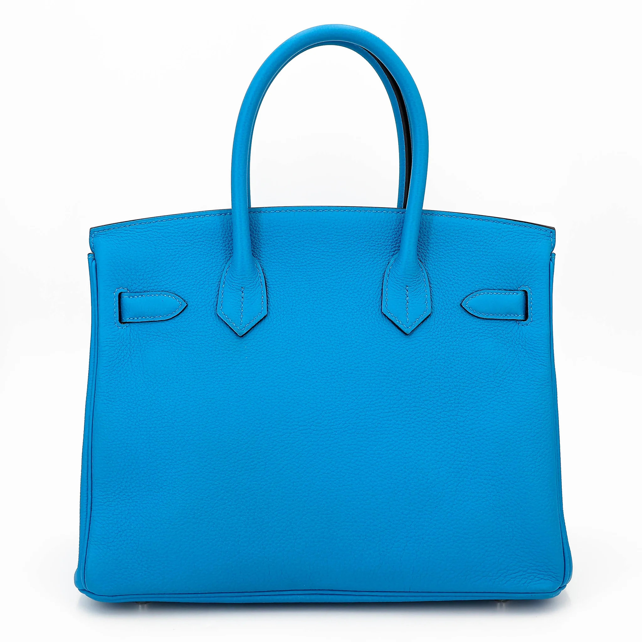 Birkin 30 Verso Bleu Zanzibar (B3) Malachite (Z6)