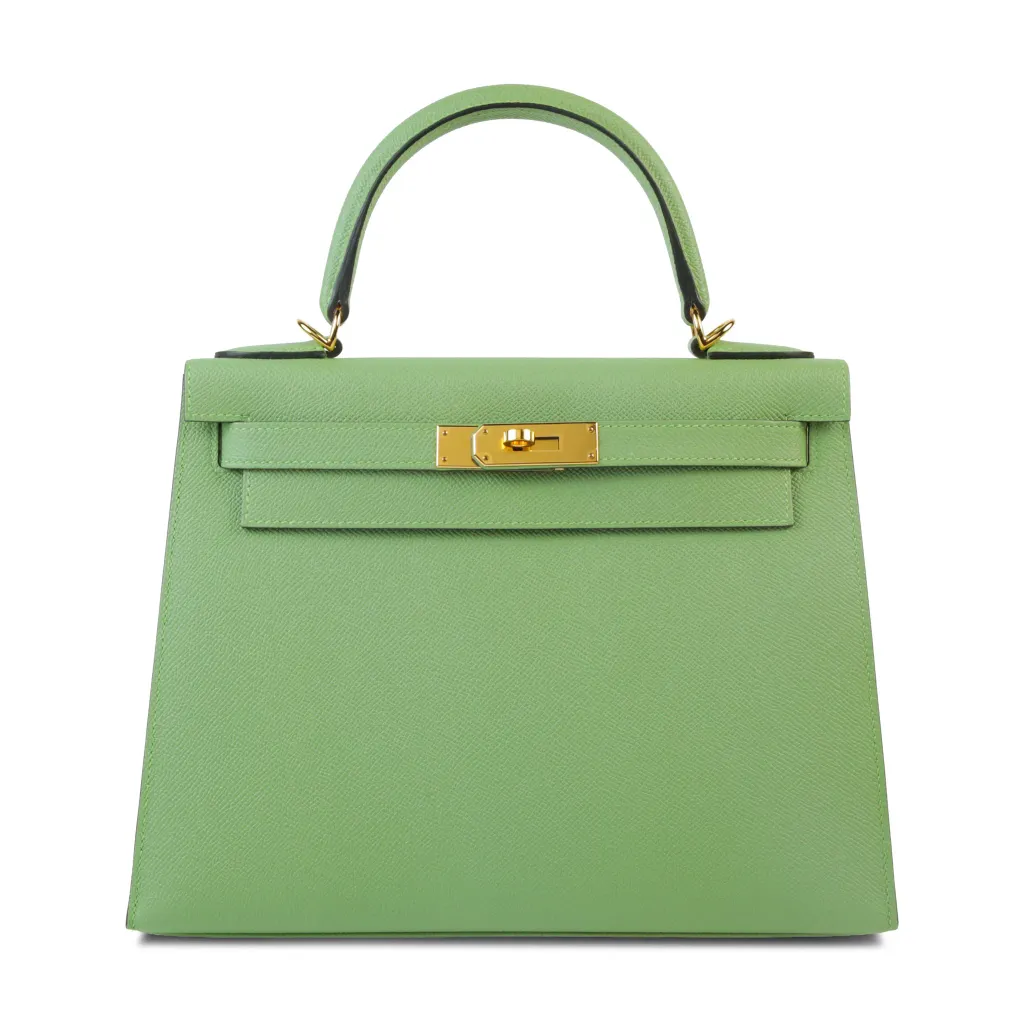 Kelly 28 Sellier Vert Criquet (3I)
