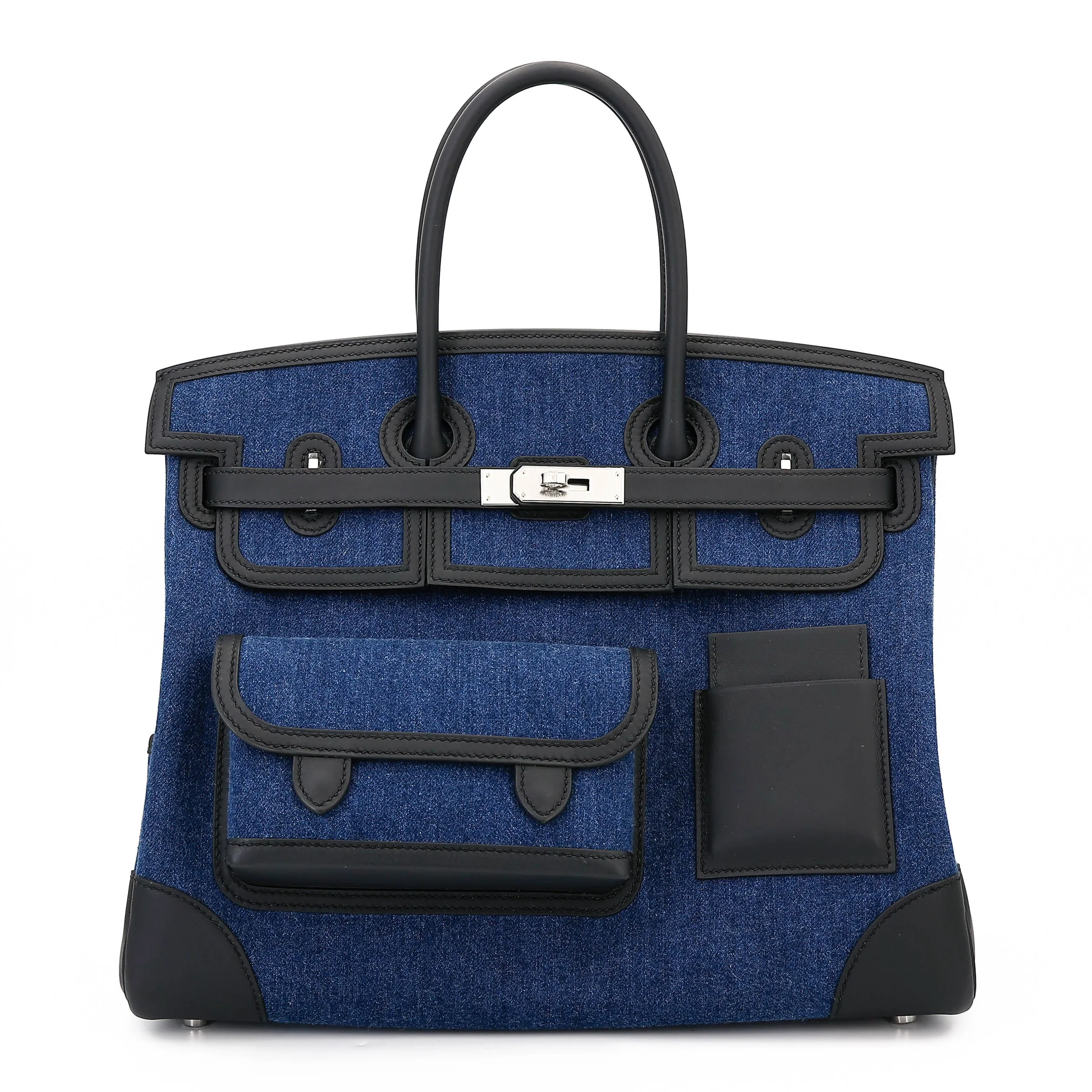 Birkin Cargo 35 Denim 牛仔藍