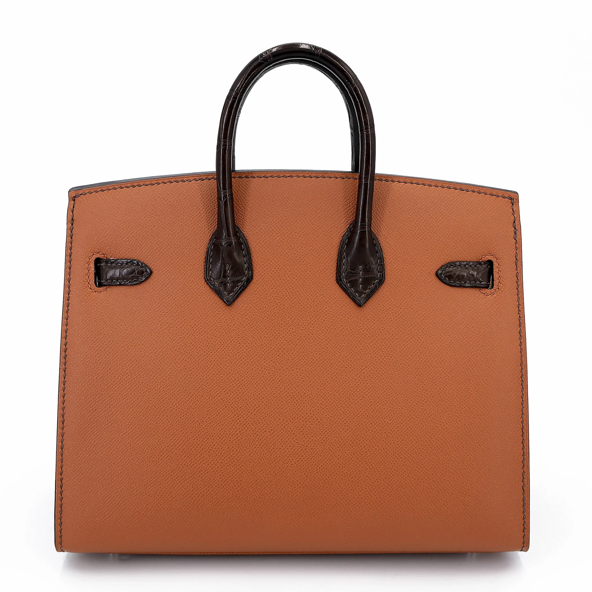 Birkin Faubourg 20 Gold (37) Ebene (46) Brulee (4G) Orange (93) Craie (10)