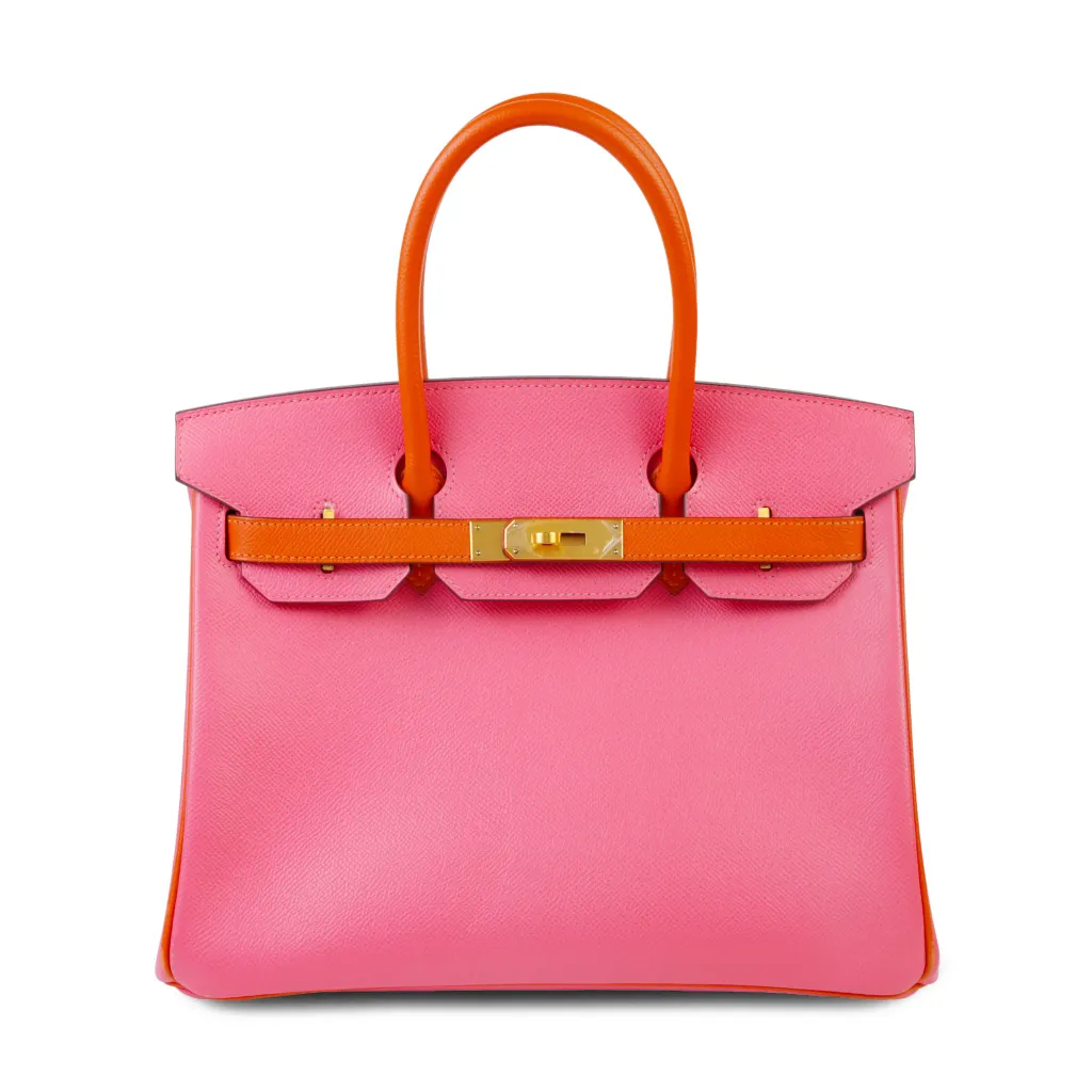Birkin 30 Rose Azalee (8W) Orange