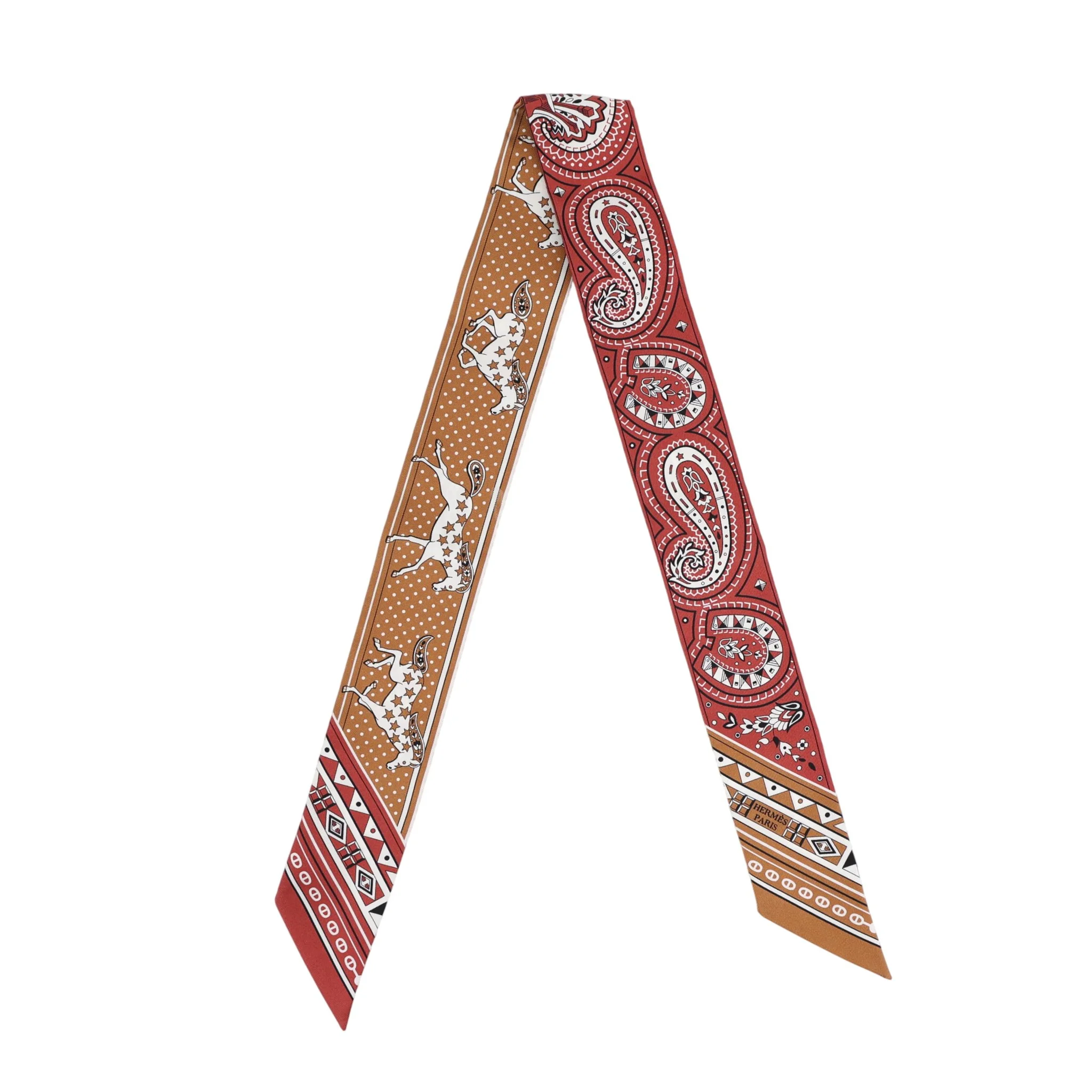 Twilly Cheval de Coeur Bandana Brown