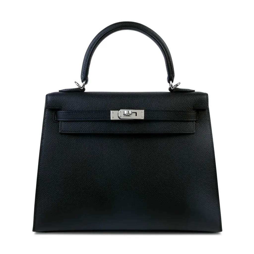 Kelly 25 Sellier Noir (89)