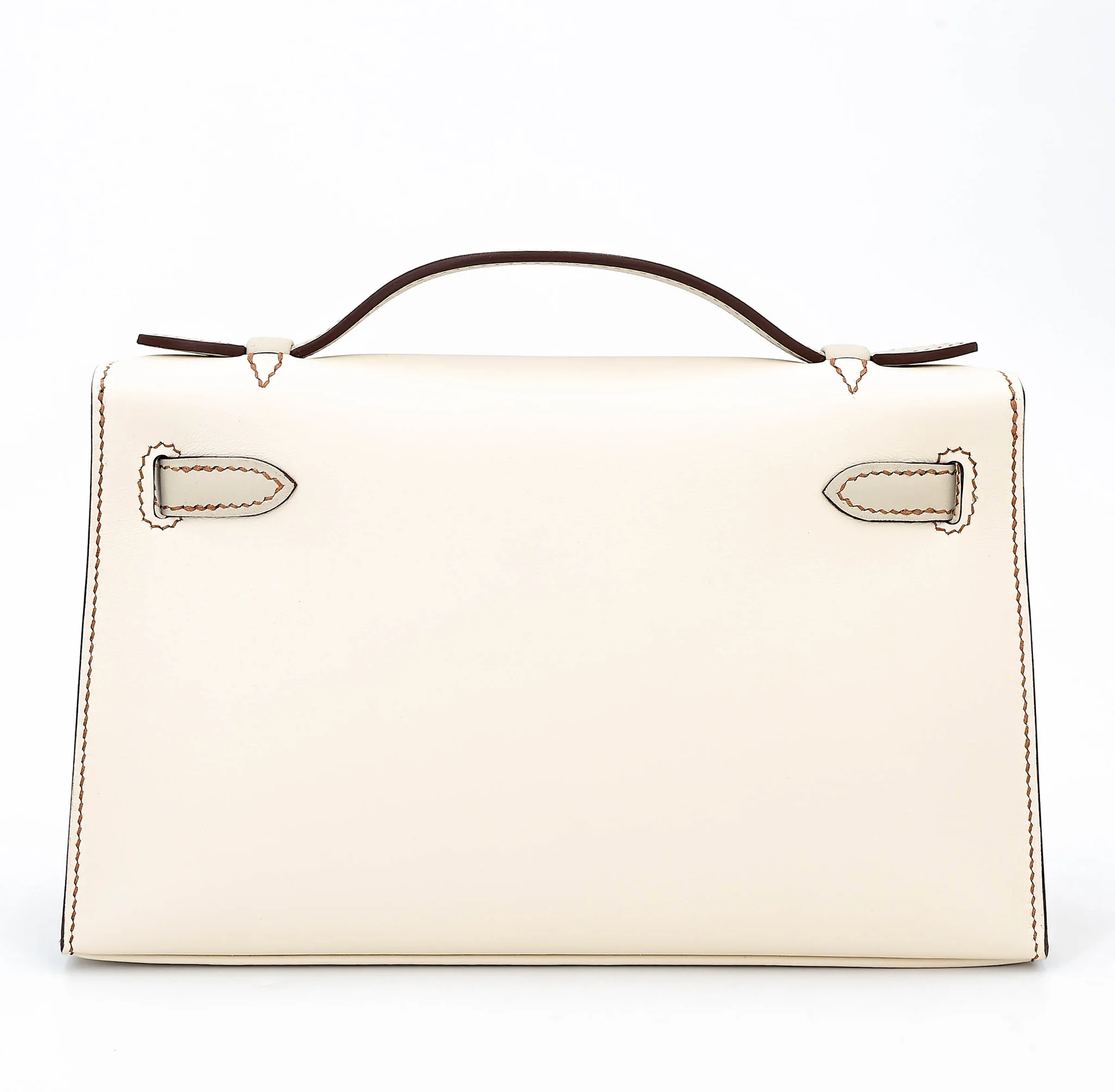Kelly Pochette I2 奶油白 Nata 80 珍珠灰 Gris Perle