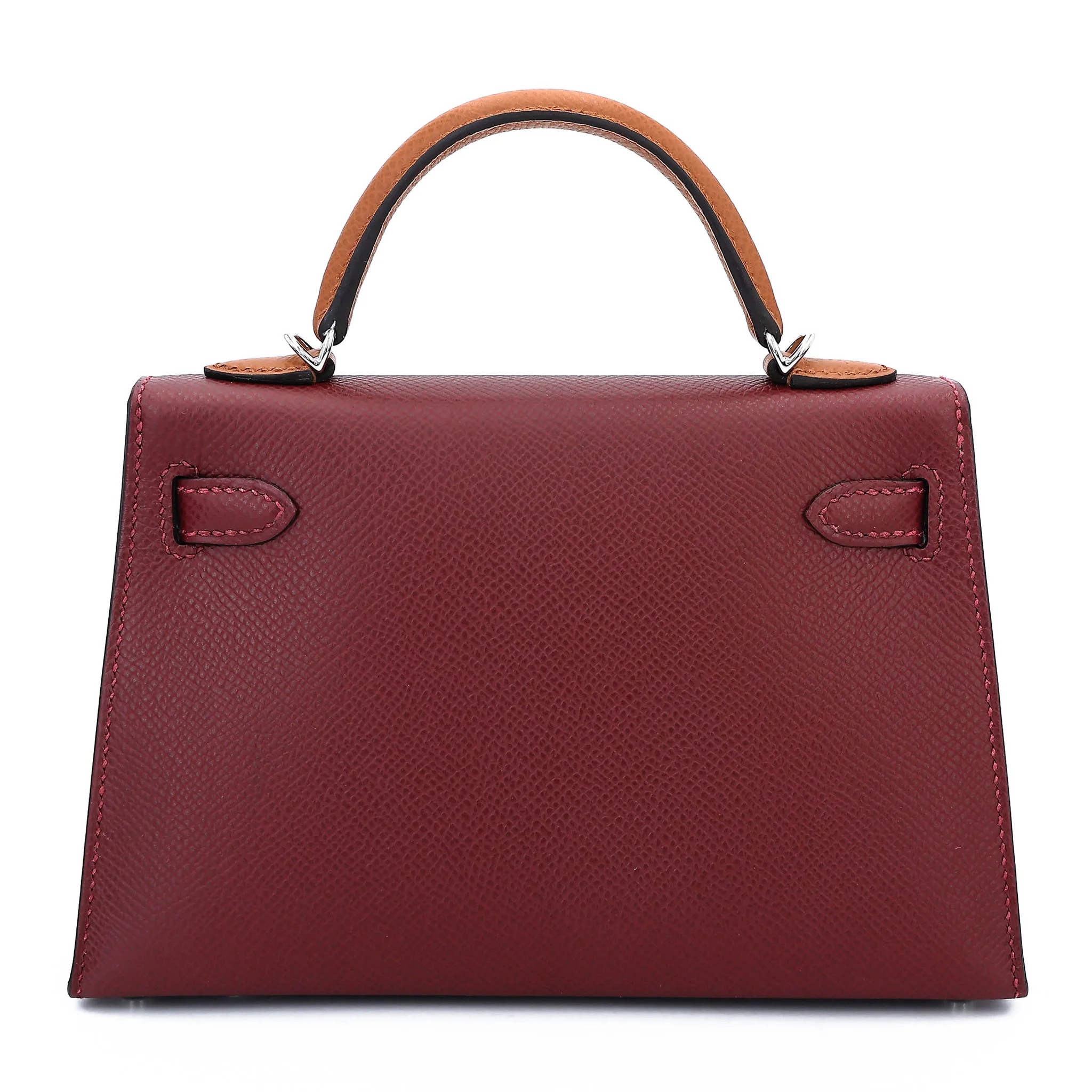 Mini Kelly 二代 55 愛馬仕紅 Rouge H 37 金棕色 Gold 46 烏木色 Ebene