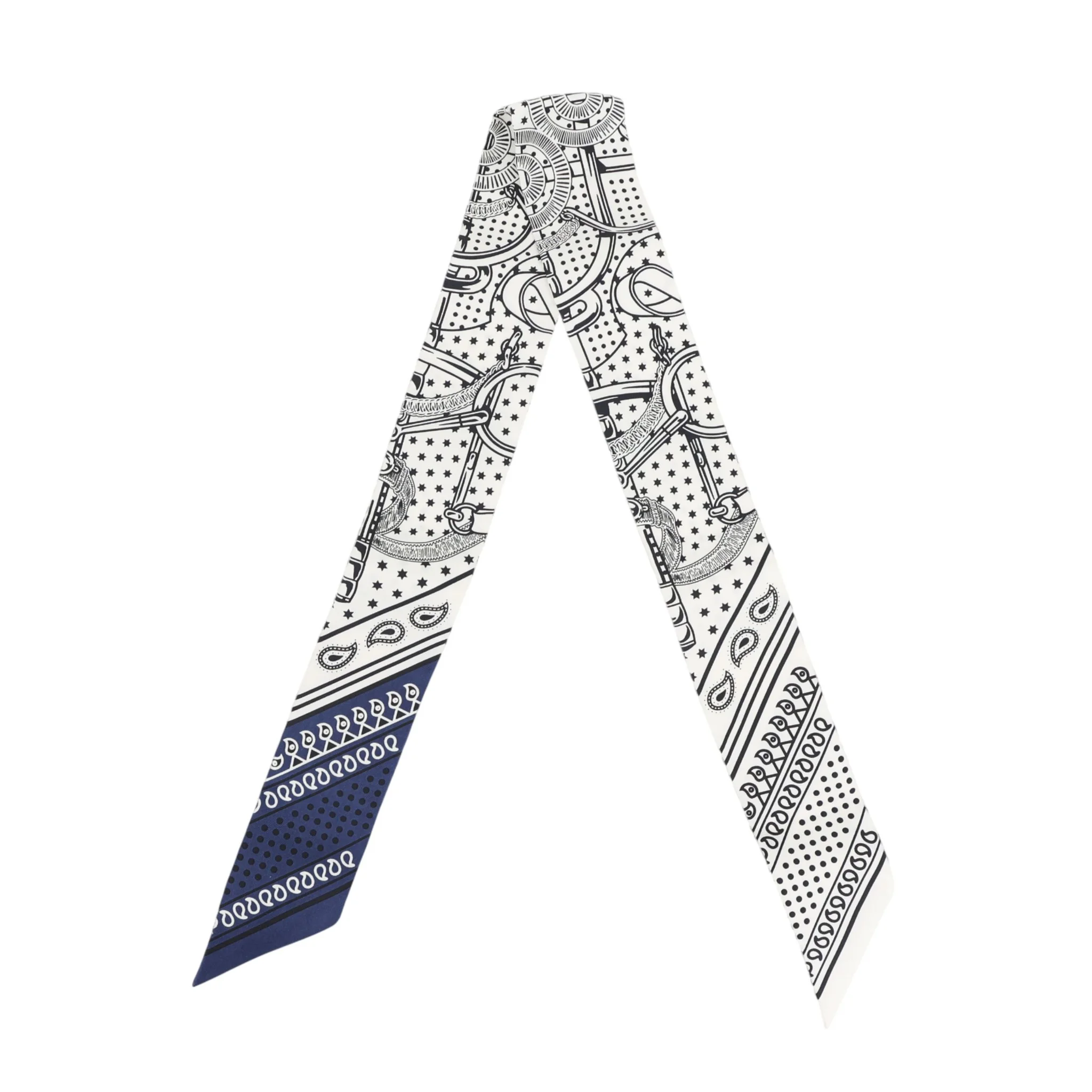 Twilly Eperon d'Or Bandana Blue White