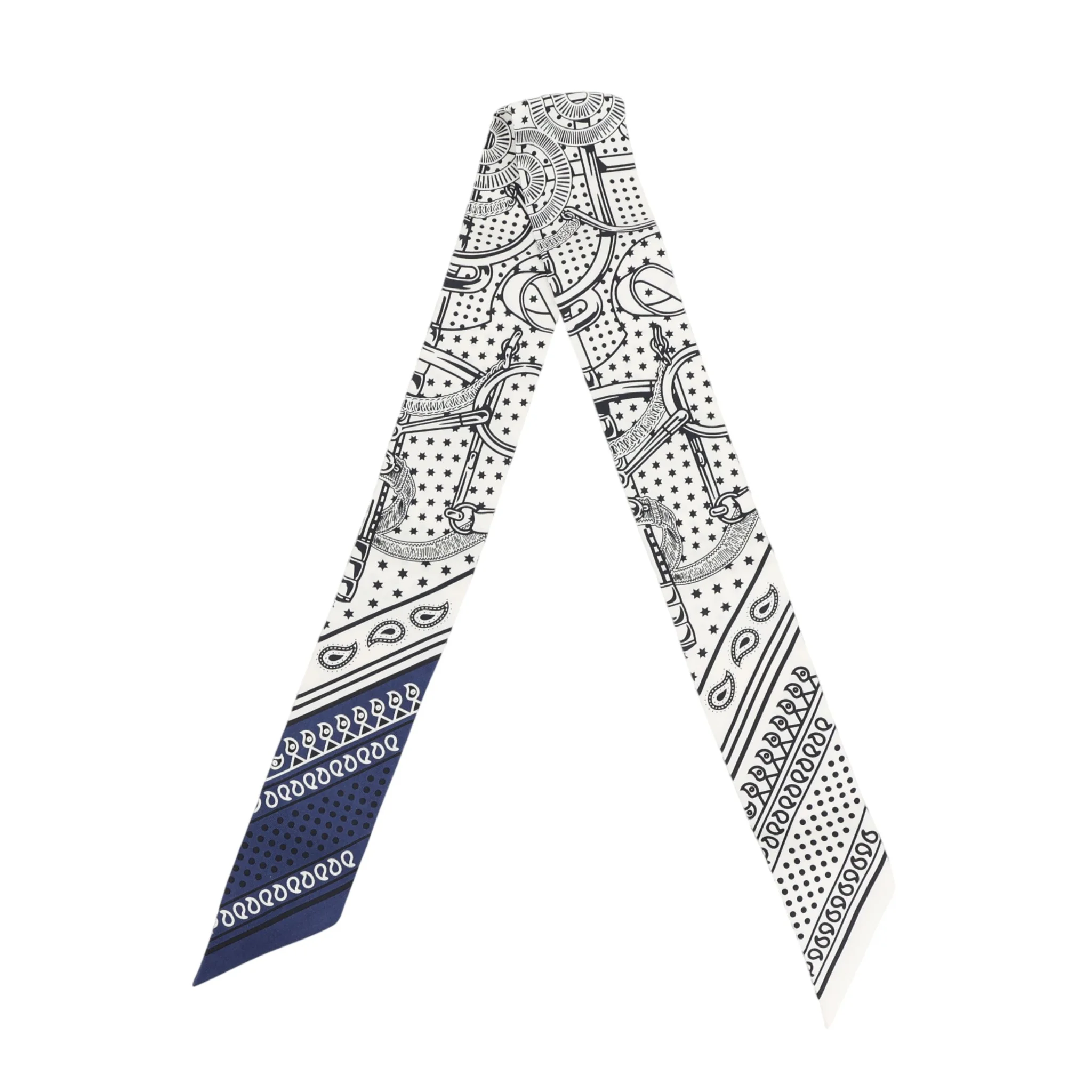 Twilly Eperon d'Or Bandana Blue White