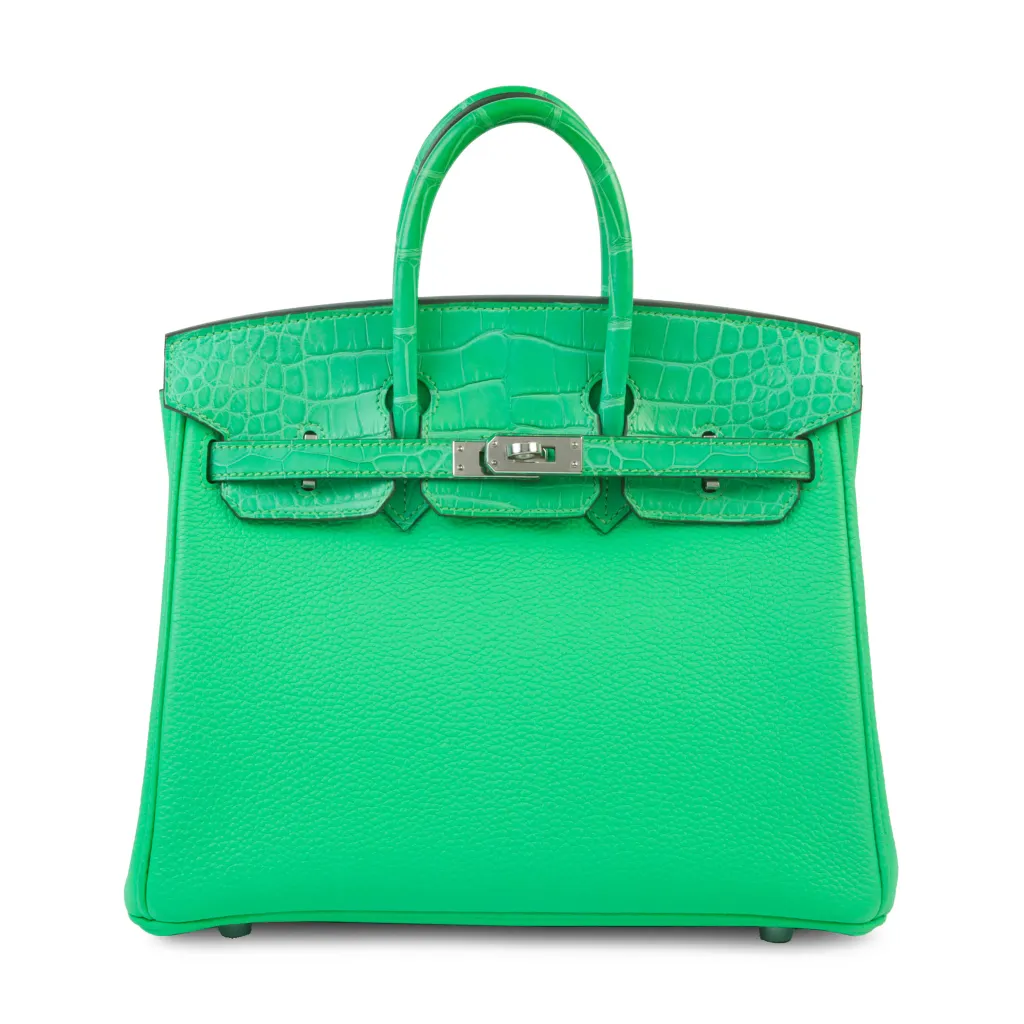 Birkin 25 Touch Vert Comics (0Z)