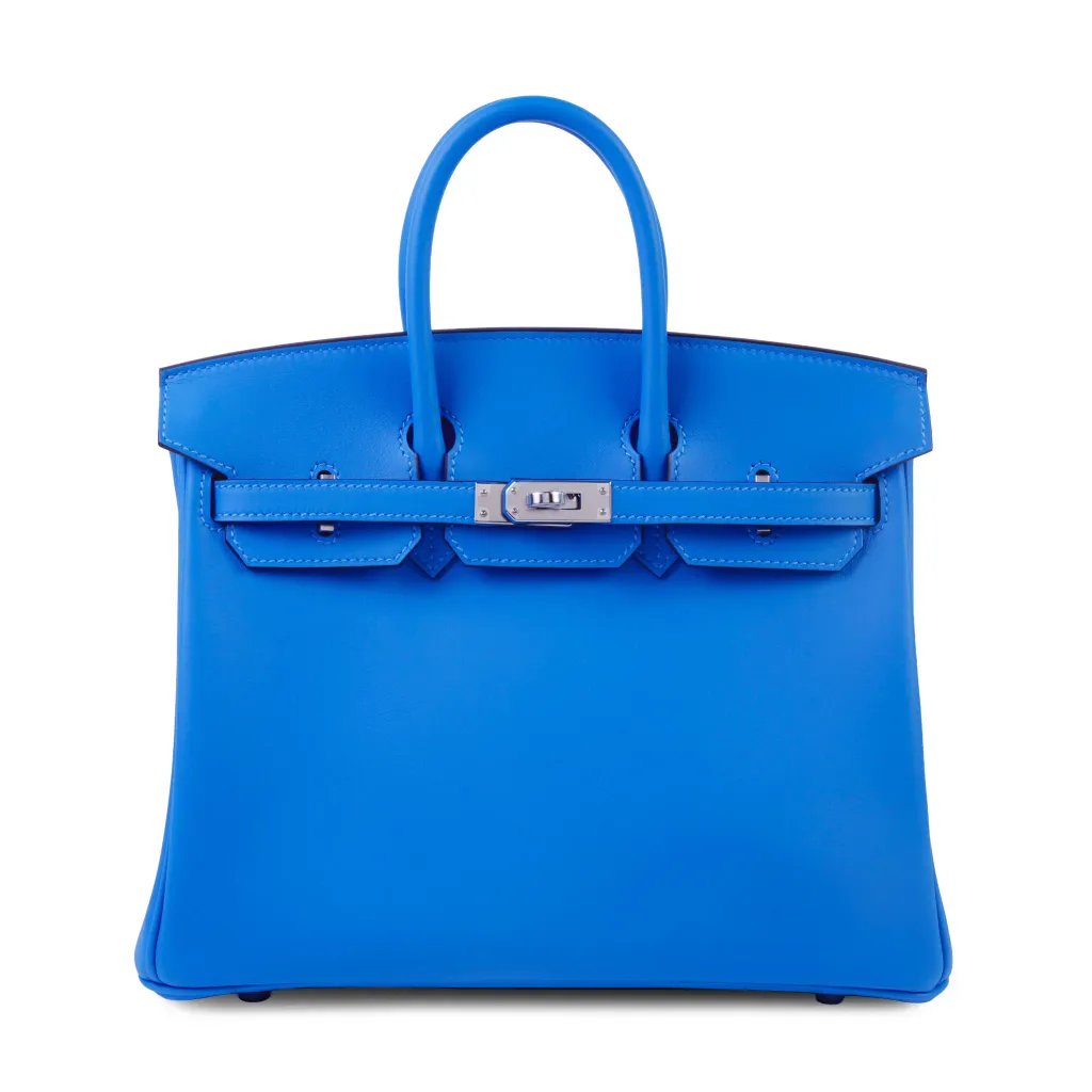 Birkin 25 Bleu Hydra (T7)