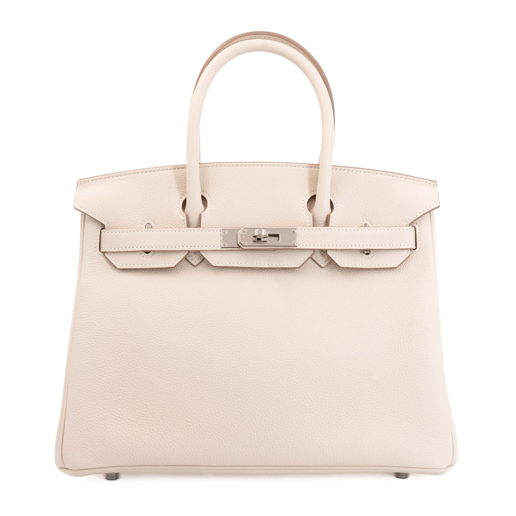 Birkin 30 10 奶昔白 Craie