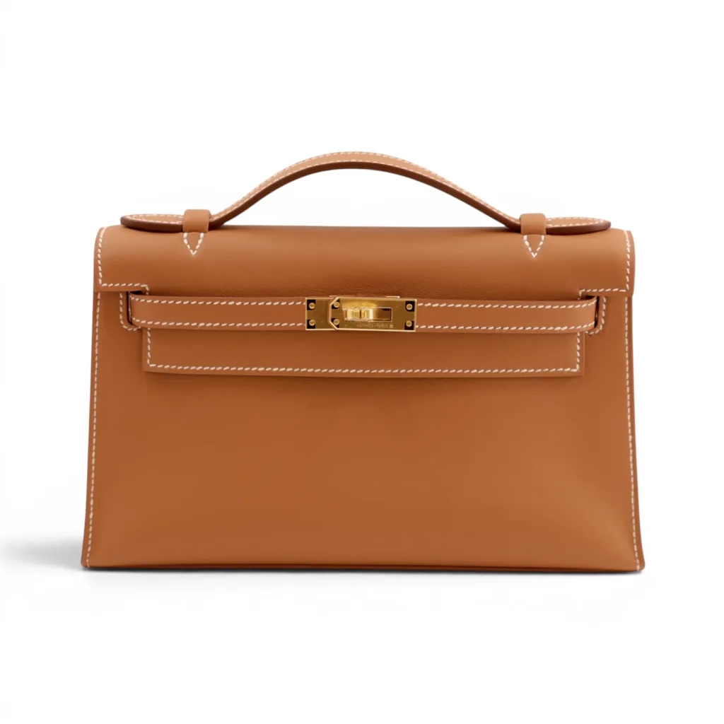 Kelly Pochette 37 金棕色 Gold