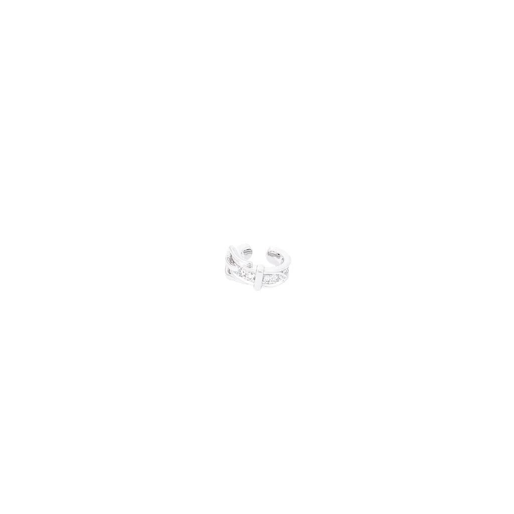 Etriviere single ear cuff White Gold
