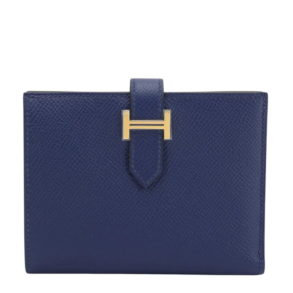 Bearn 短钱包 71 法国蓝 Bleu France 73 宝石蓝 Bleu Saphir