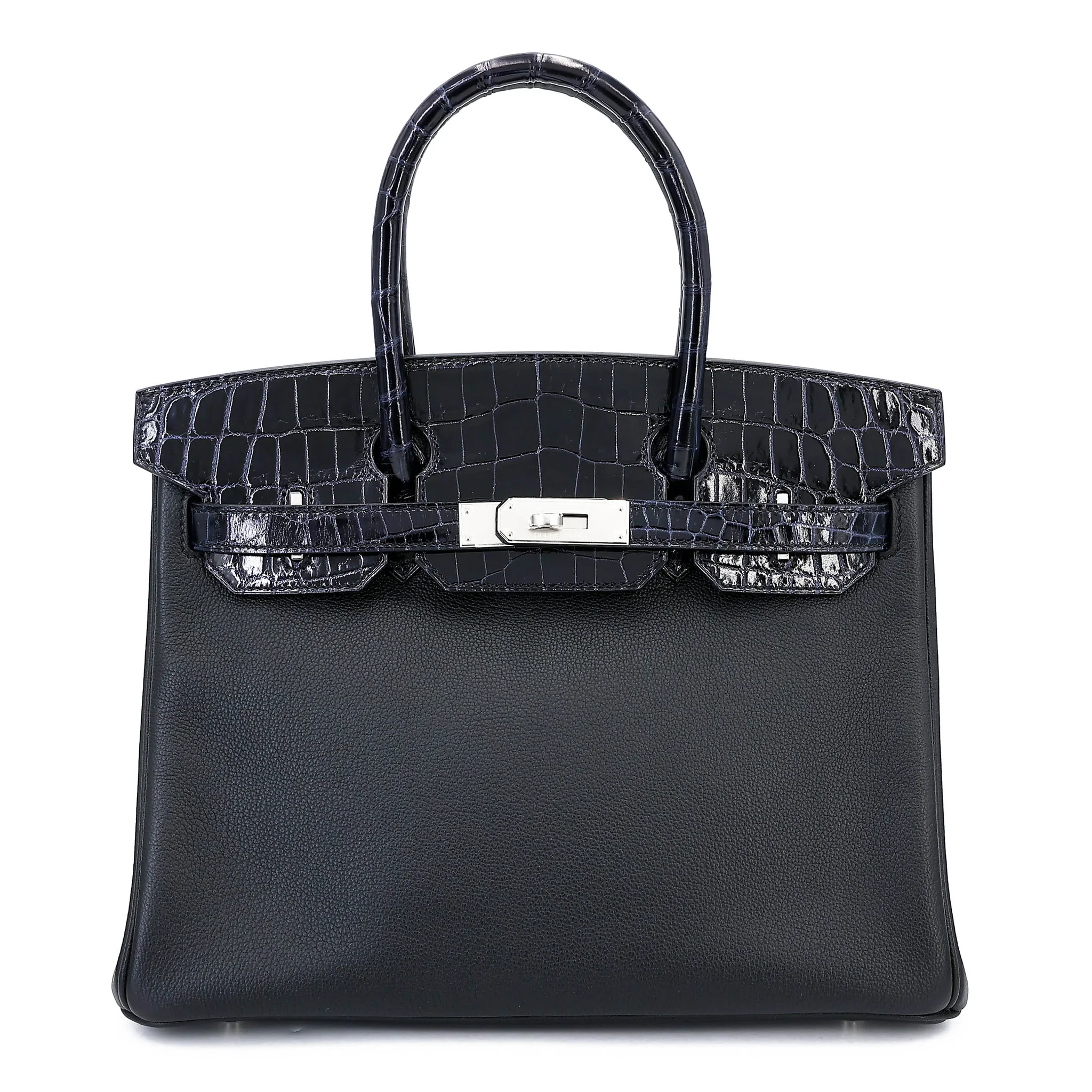 Birkin 30 Touch Noir (89) Blue Marine (78)