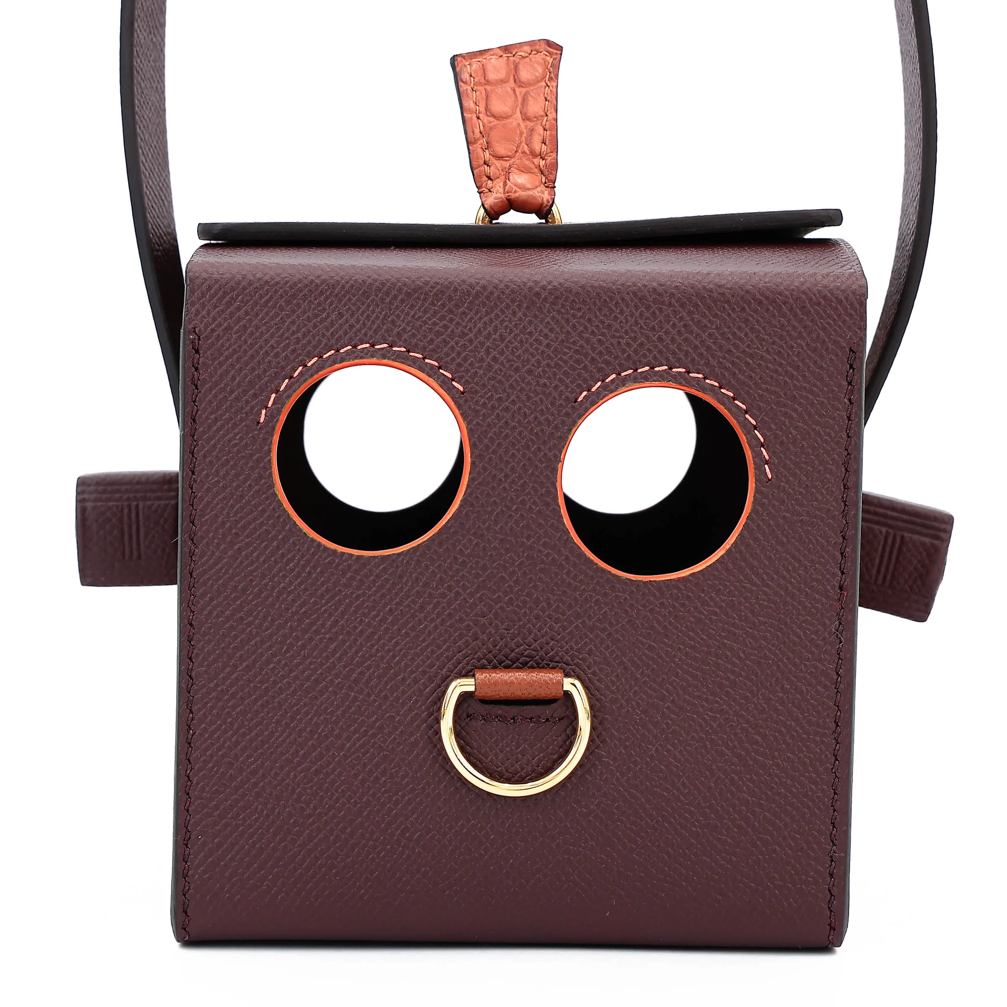 Robot cube minaudiere Rouge Sellier (0G) Gold (37)