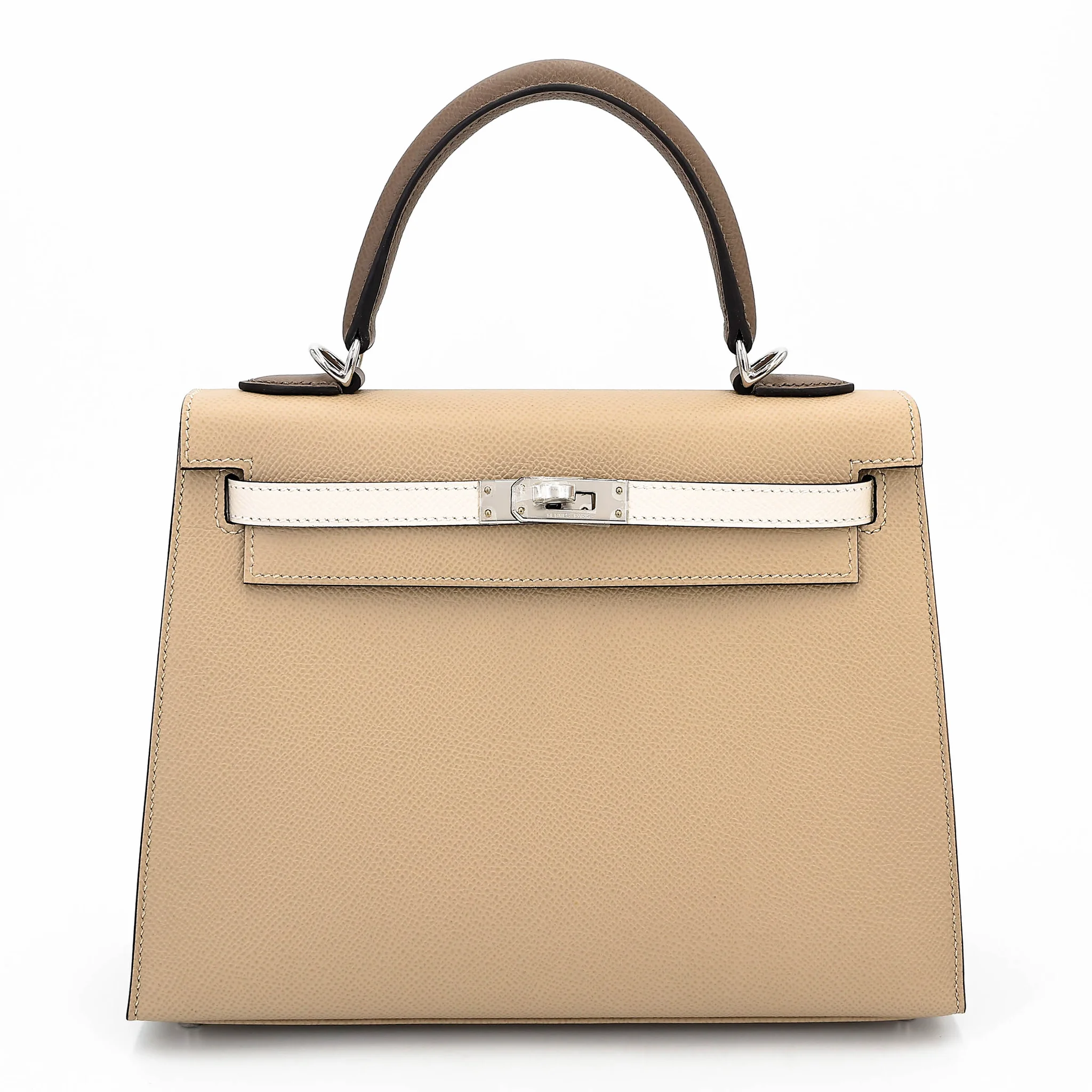 Kelly 25 Sellier Trench (S2) Craie (10) Etoupe (18)