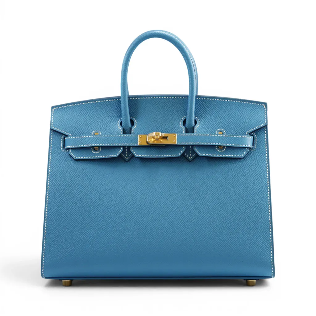 Birkin 25 Sellier New Bleu Jean (D2)