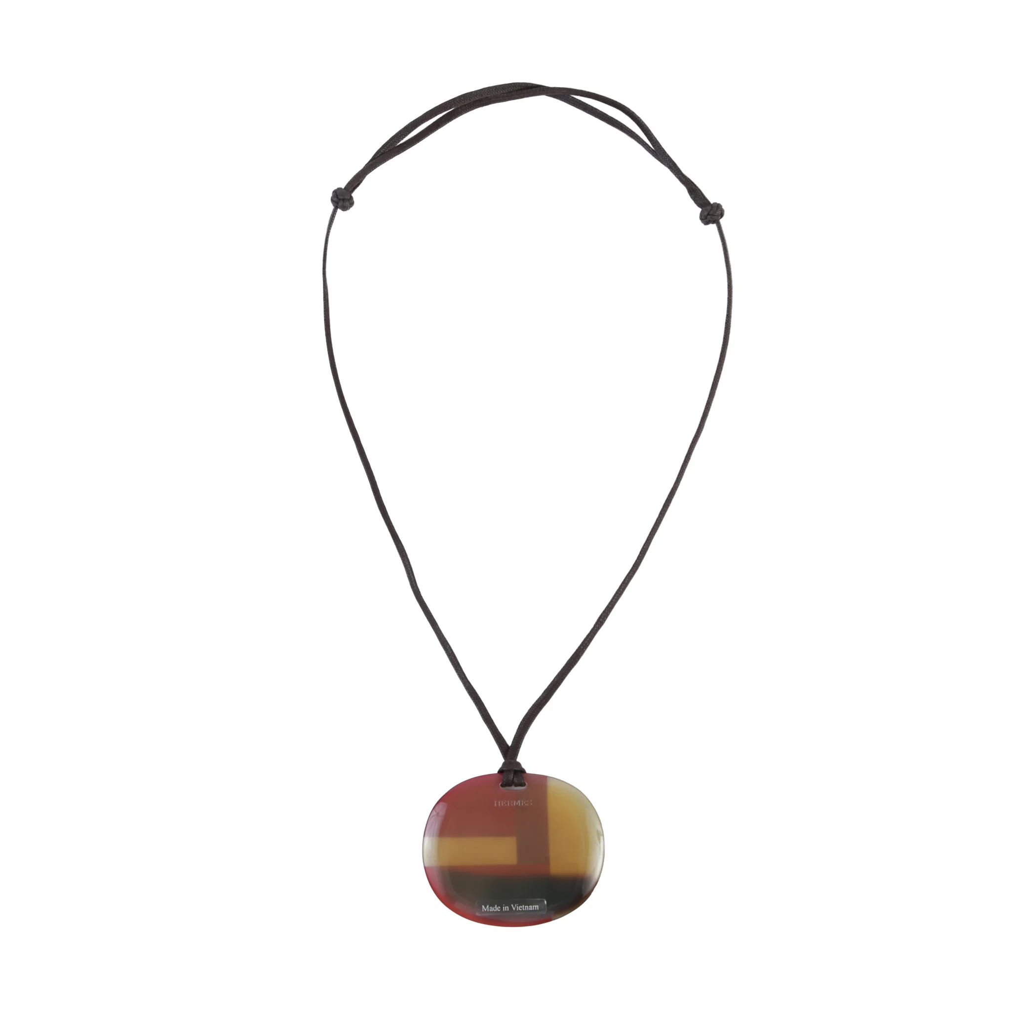 Corne de Buffle Necklace Red