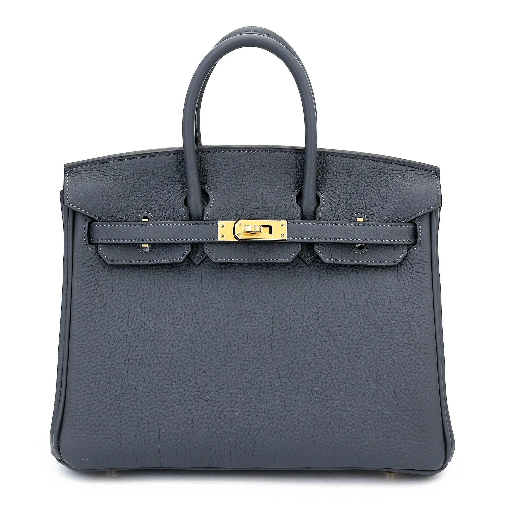 Brand New ( Rank N ) HERMÈS Birkin 25 Gris misty (H0) Togo Gold hardware G (2026)