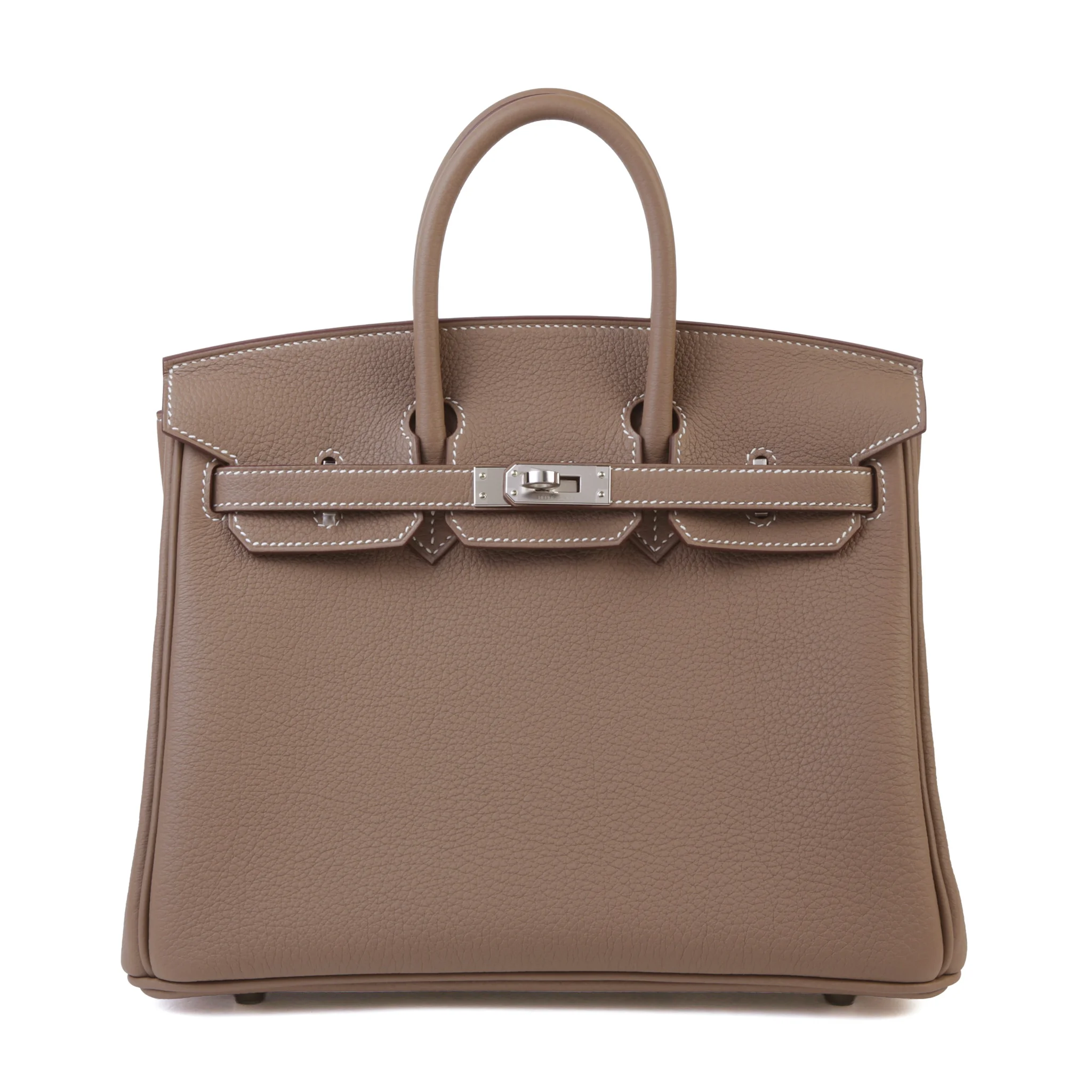 Brand New ( Rank N ) HERMÈS Birkin 25 Etoupe (18) Togo Palladium hardware G (2026)
