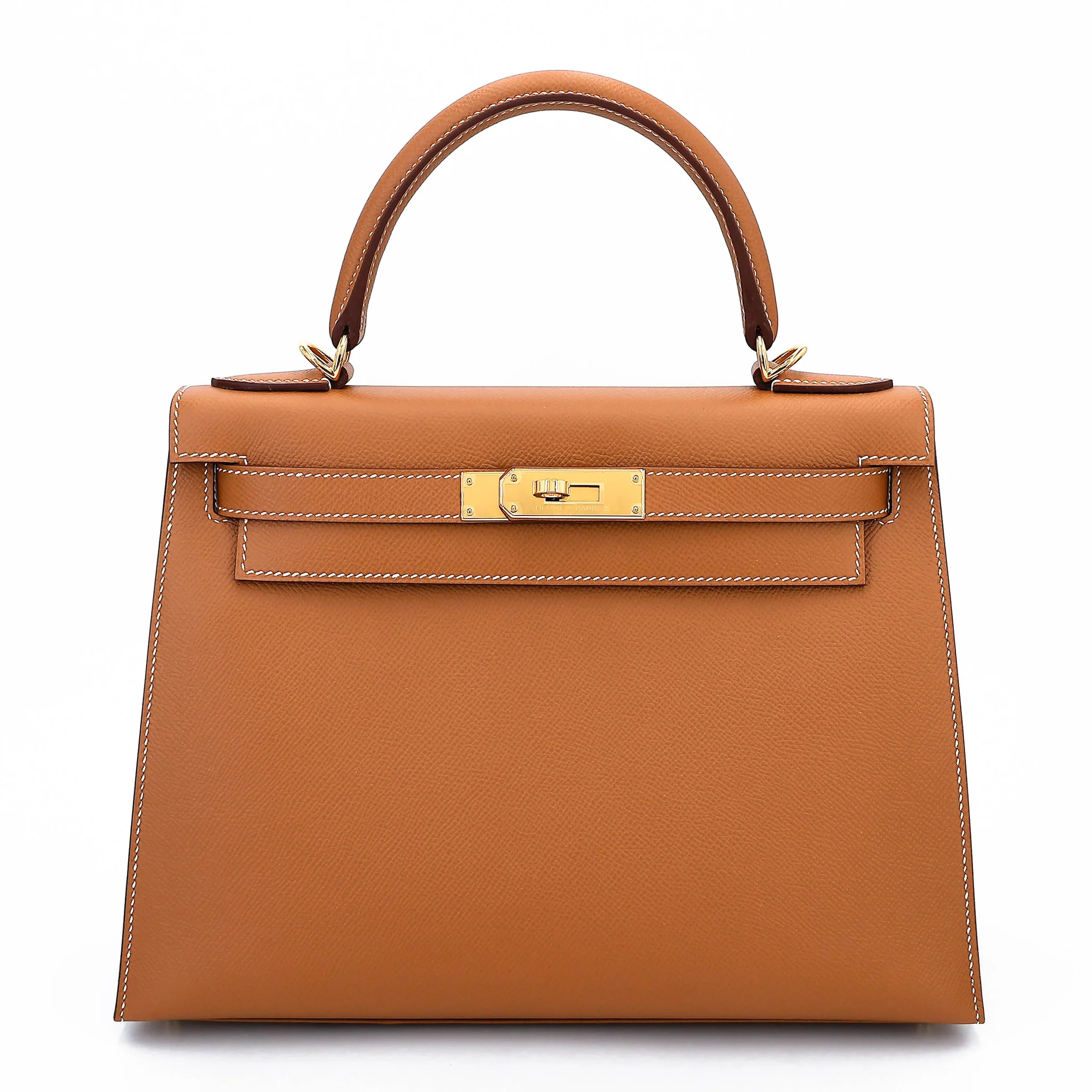 Unused ( Rank NS ) HERMÈS Kelly 28 Sellier Gold (37) Epsom Gold hardware Y (2020)
