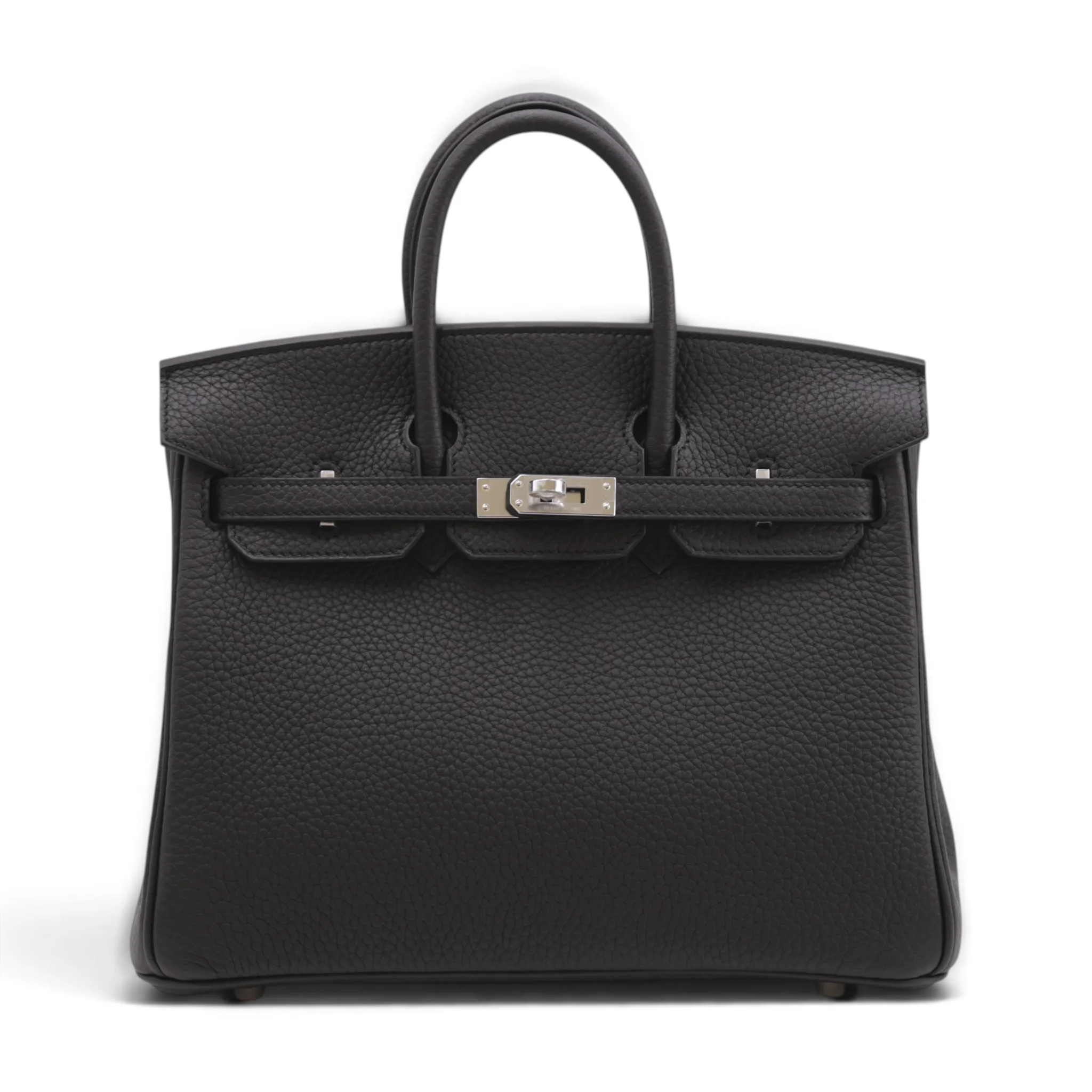 Brand New ( Rank N ) HERMÈS Birkin 25 Noir (89) Togo Palladium hardware G (2026)