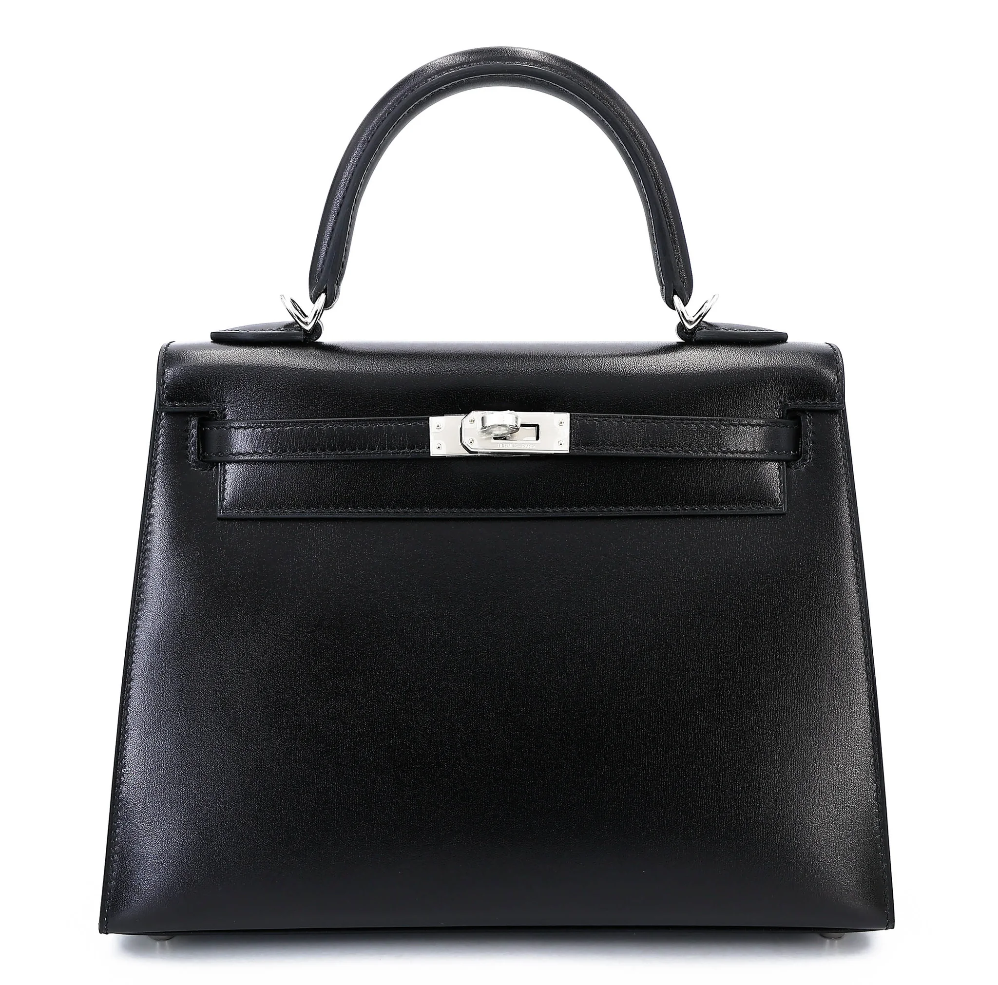 Brand New ( Rank N ) HERMÈS Kelly 25 Sellier Noir (89) Box-calf Palladium hardware G (2026)