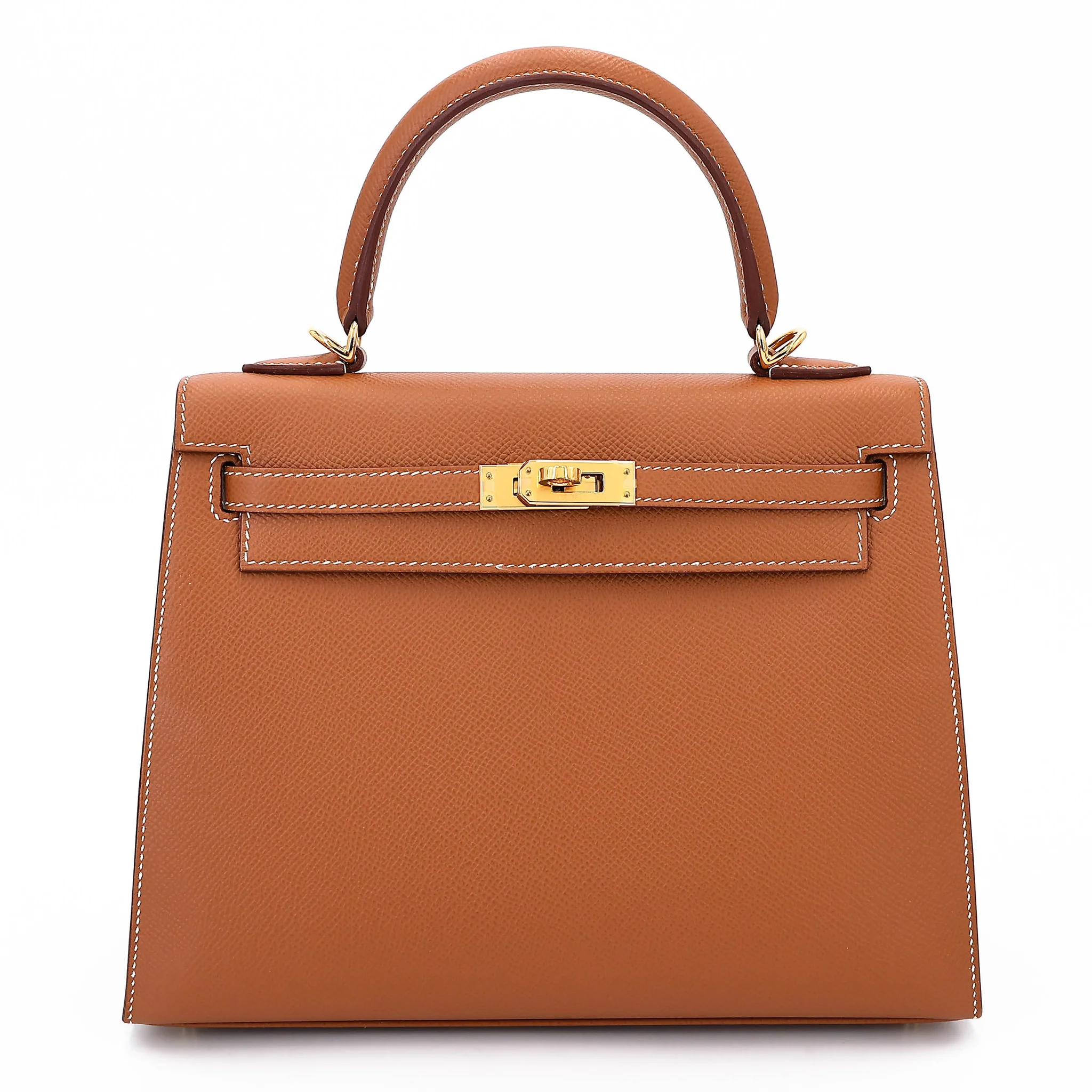 Excellent ( Rank SA ) HERMÈS Kelly 25 Sellier Gold (37) Epsom Gold hardware Z (2021)
